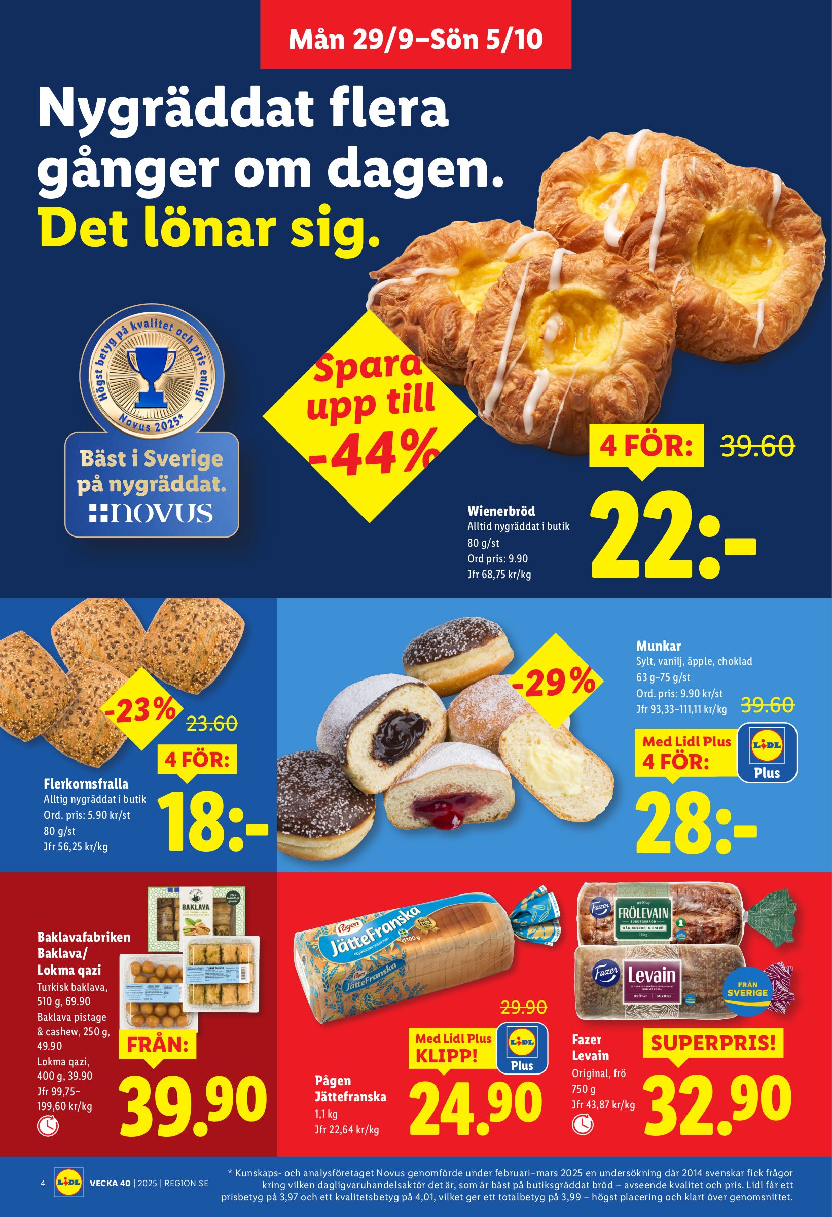 lidl - Lidl-reklambladet giltigt från 29/09 - 05/10 - page: 4