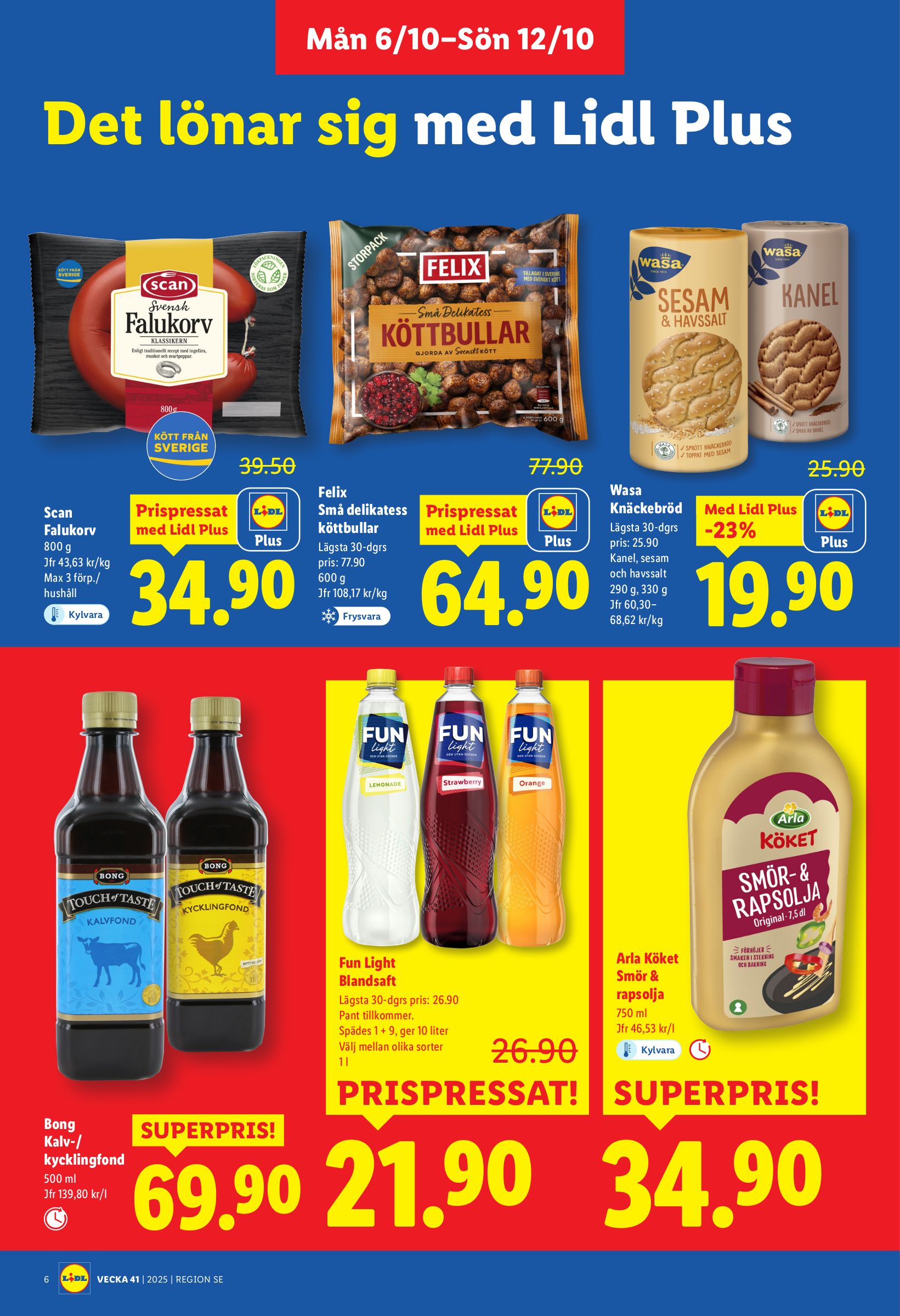 lidl - Lidl-reklambladet giltigt från 06/10 - 12/10 - page: 6