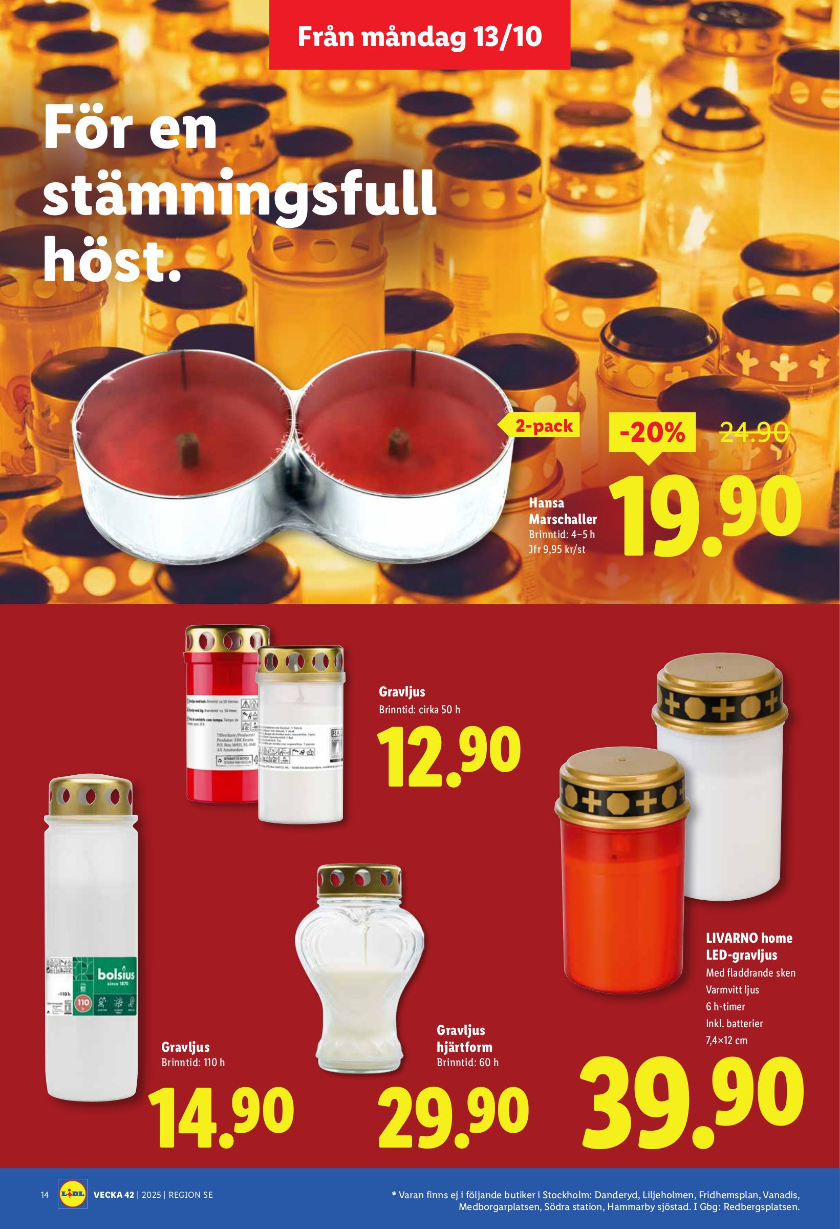 lidl - Lidl-reklambladet giltigt från 13/10 - 19/10 - page: 16