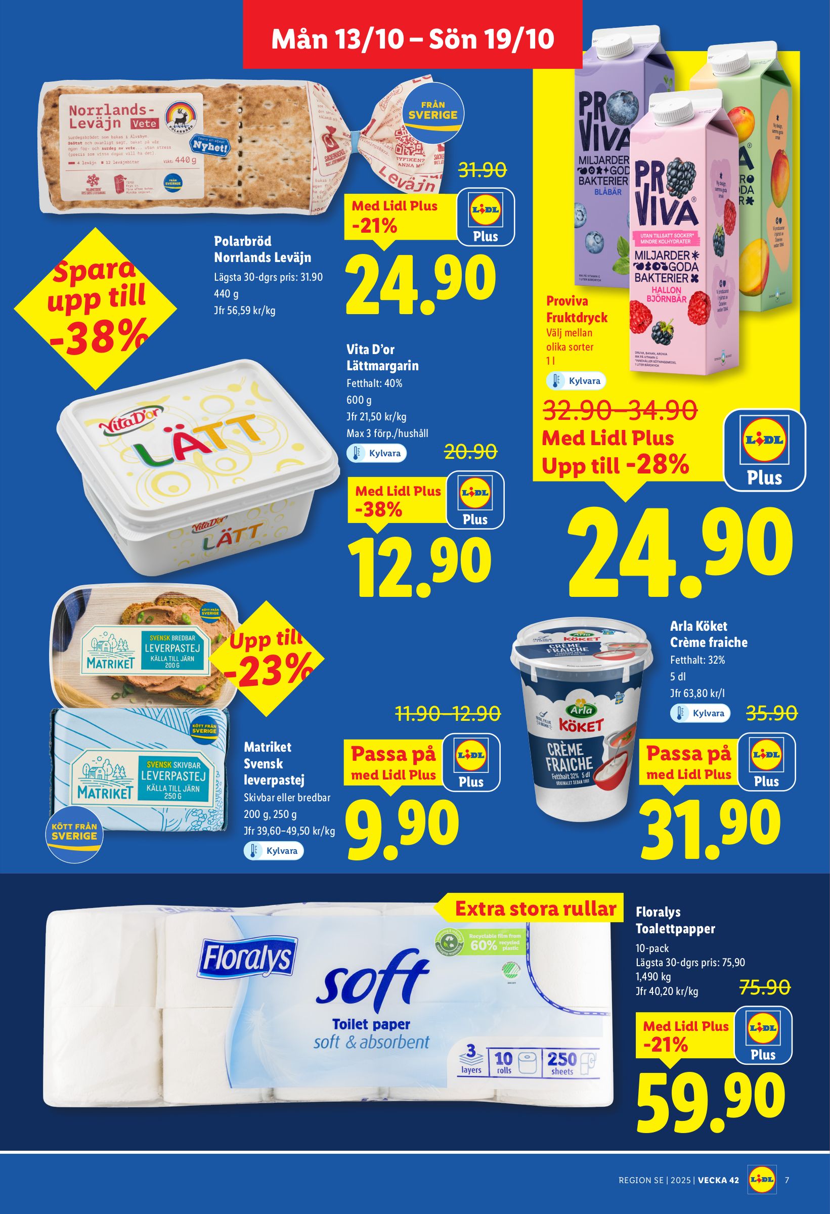 lidl - Lidl-reklambladet giltigt från 13/10 - 19/10 - page: 7
