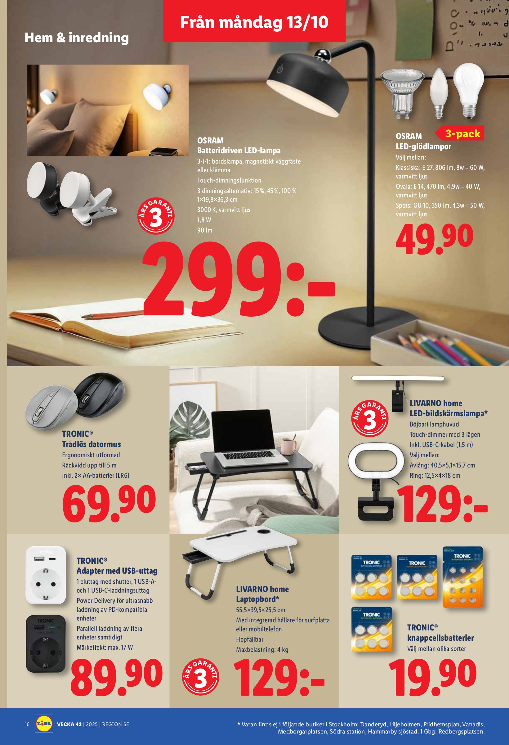 lidl - Lidl-reklambladet giltigt från 13/10 - 19/10 - page: 18