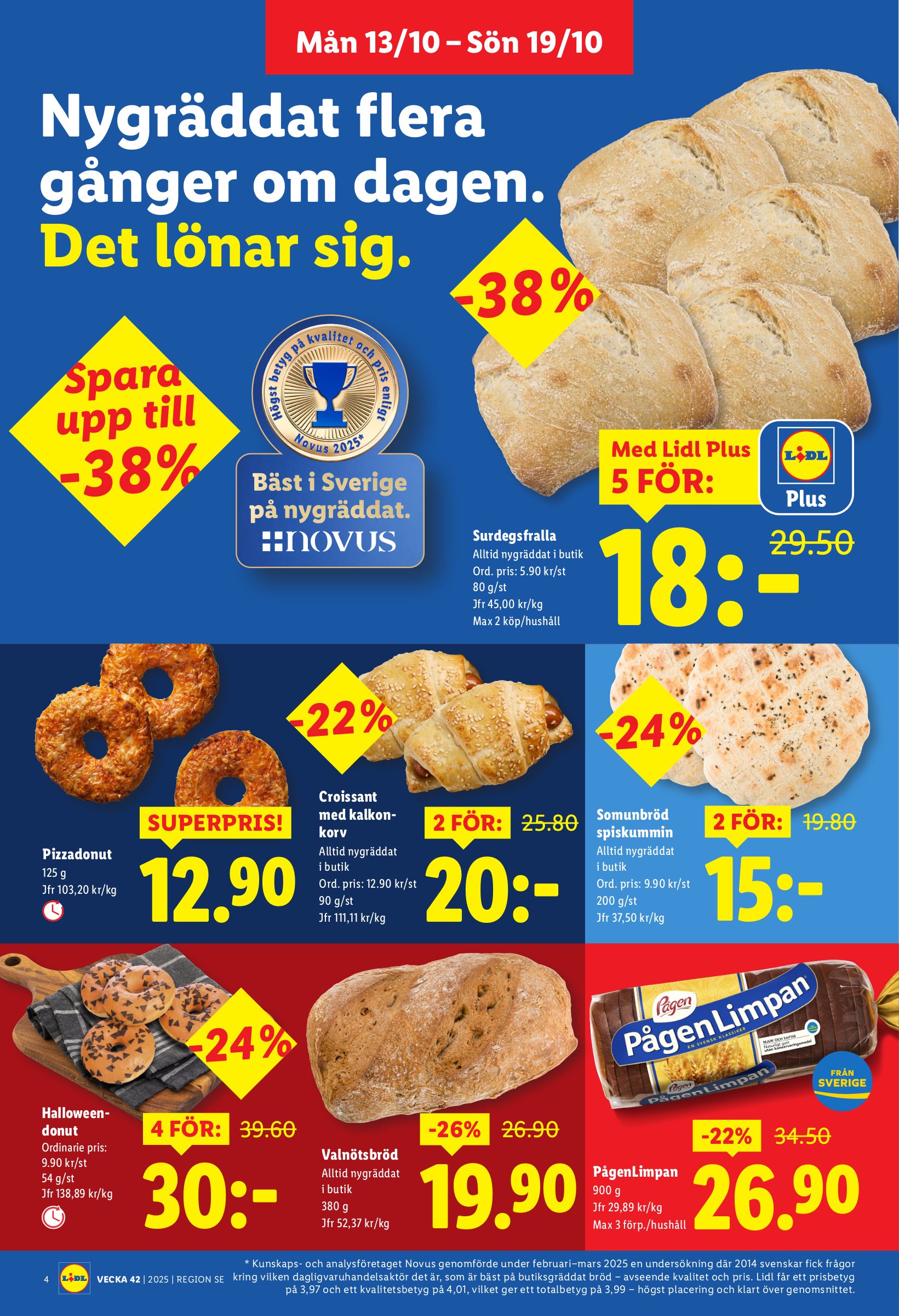 lidl - Lidl-reklambladet giltigt från 13/10 - 19/10 - page: 4
