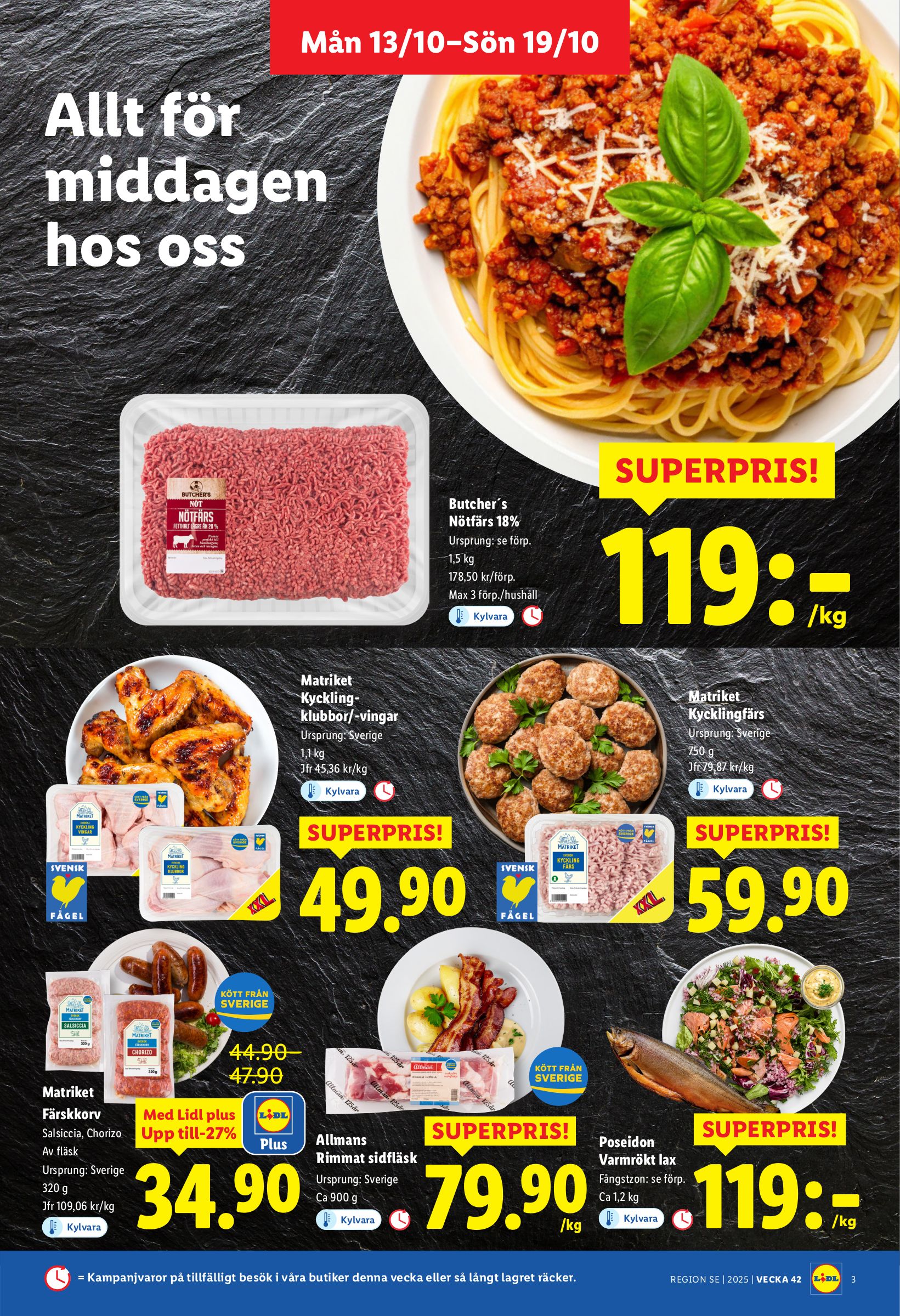 lidl - Lidl-reklambladet giltigt från 13/10 - 19/10 - page: 3