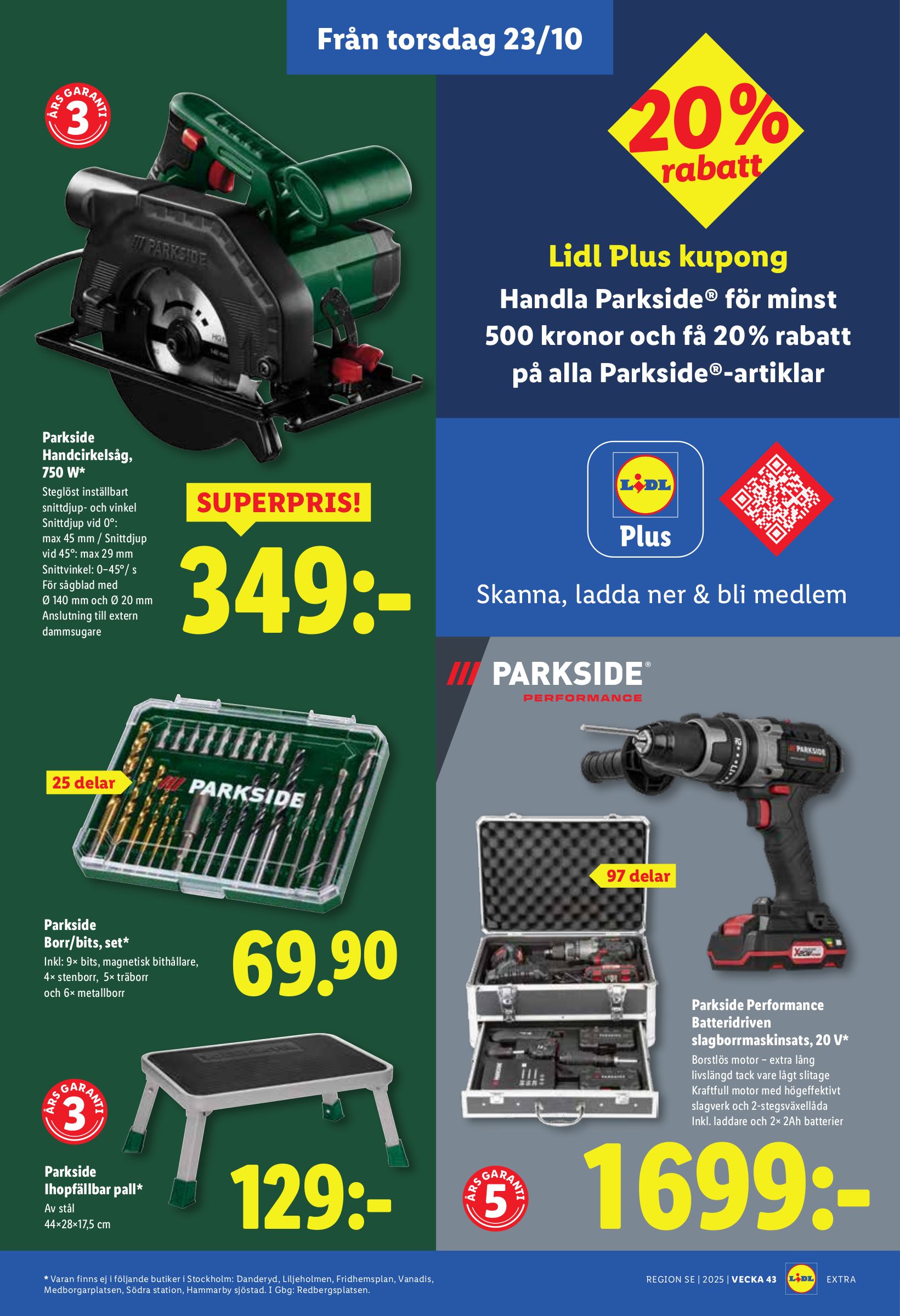 lidl - Lidl-reklambladet giltigt från 20/10 - 26/10 - page: 25