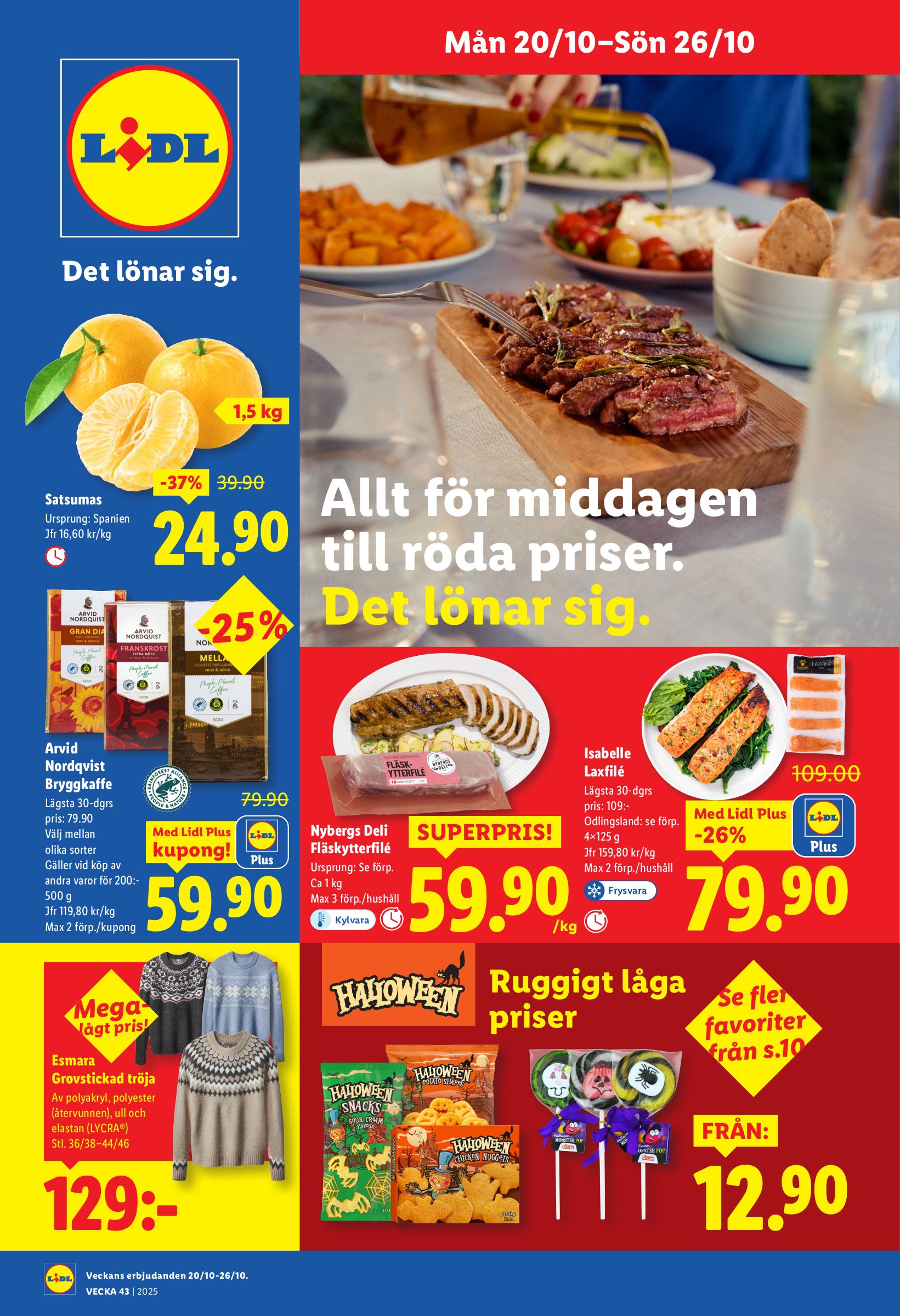 lidl - Lidl-reklambladet giltigt från 20/10 - 26/10