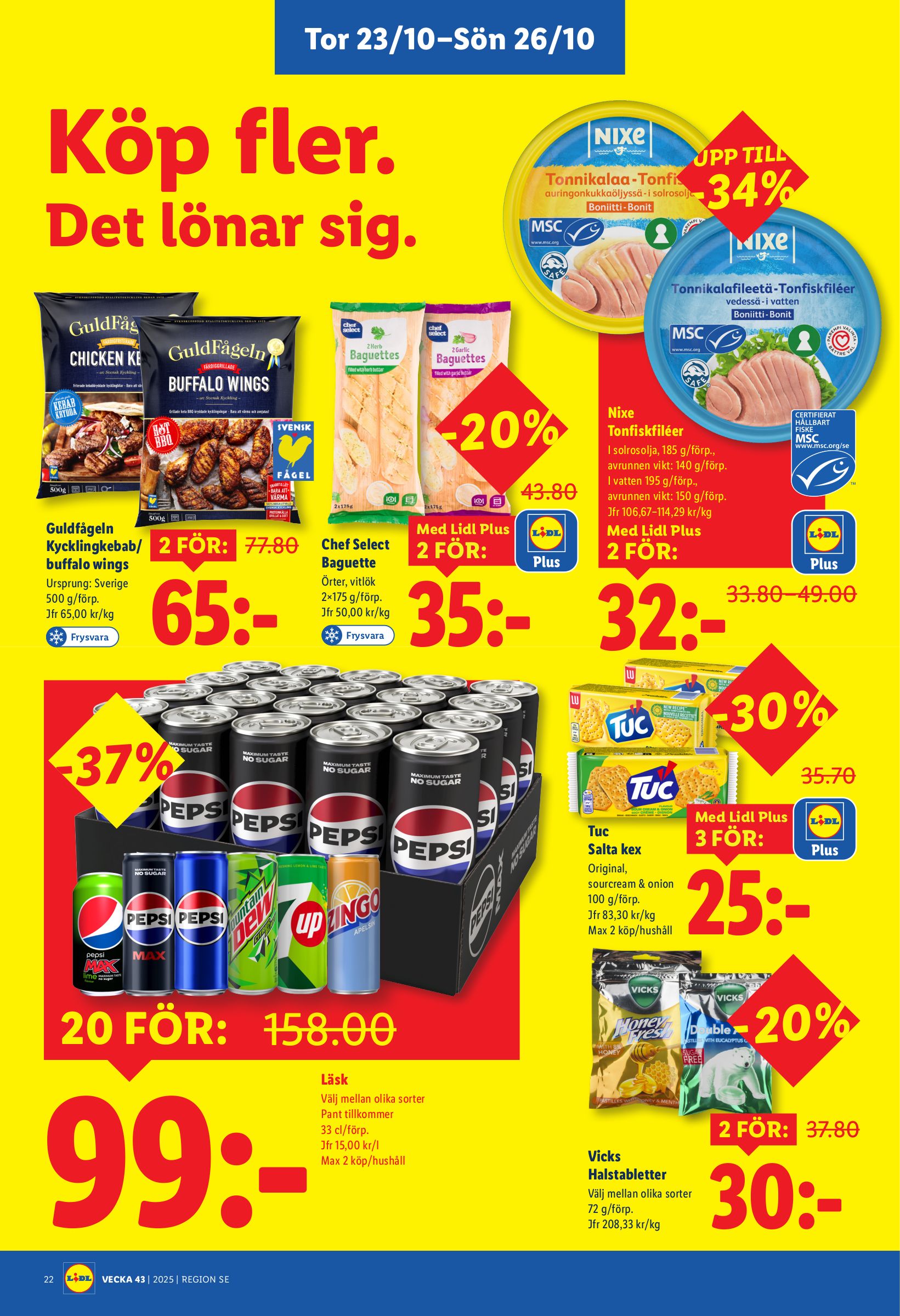 lidl - Lidl-reklambladet giltigt från 20/10 - 26/10 - page: 26