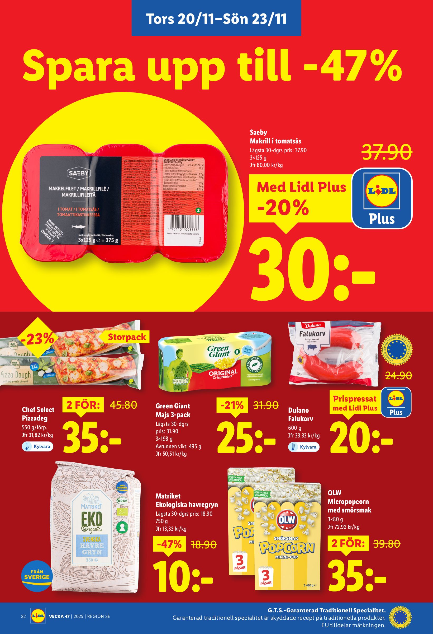 lidl - Lidl-reklambladet giltigt från 17/11 - 23/11 - page: 25