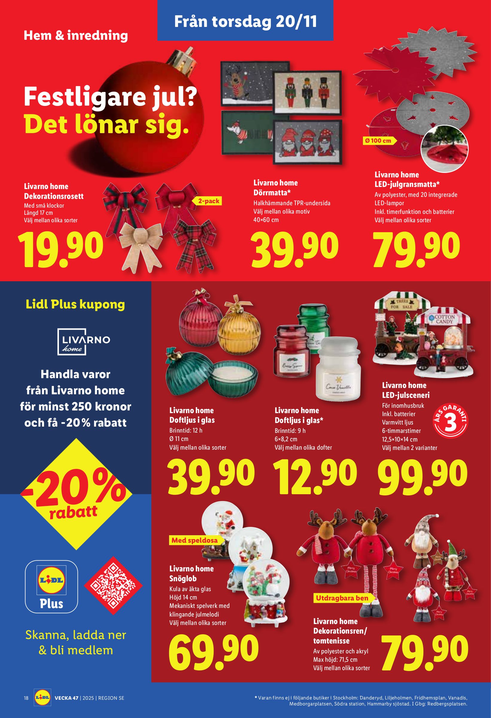 lidl - Lidl-reklambladet giltigt från 17/11 - 23/11 - page: 20