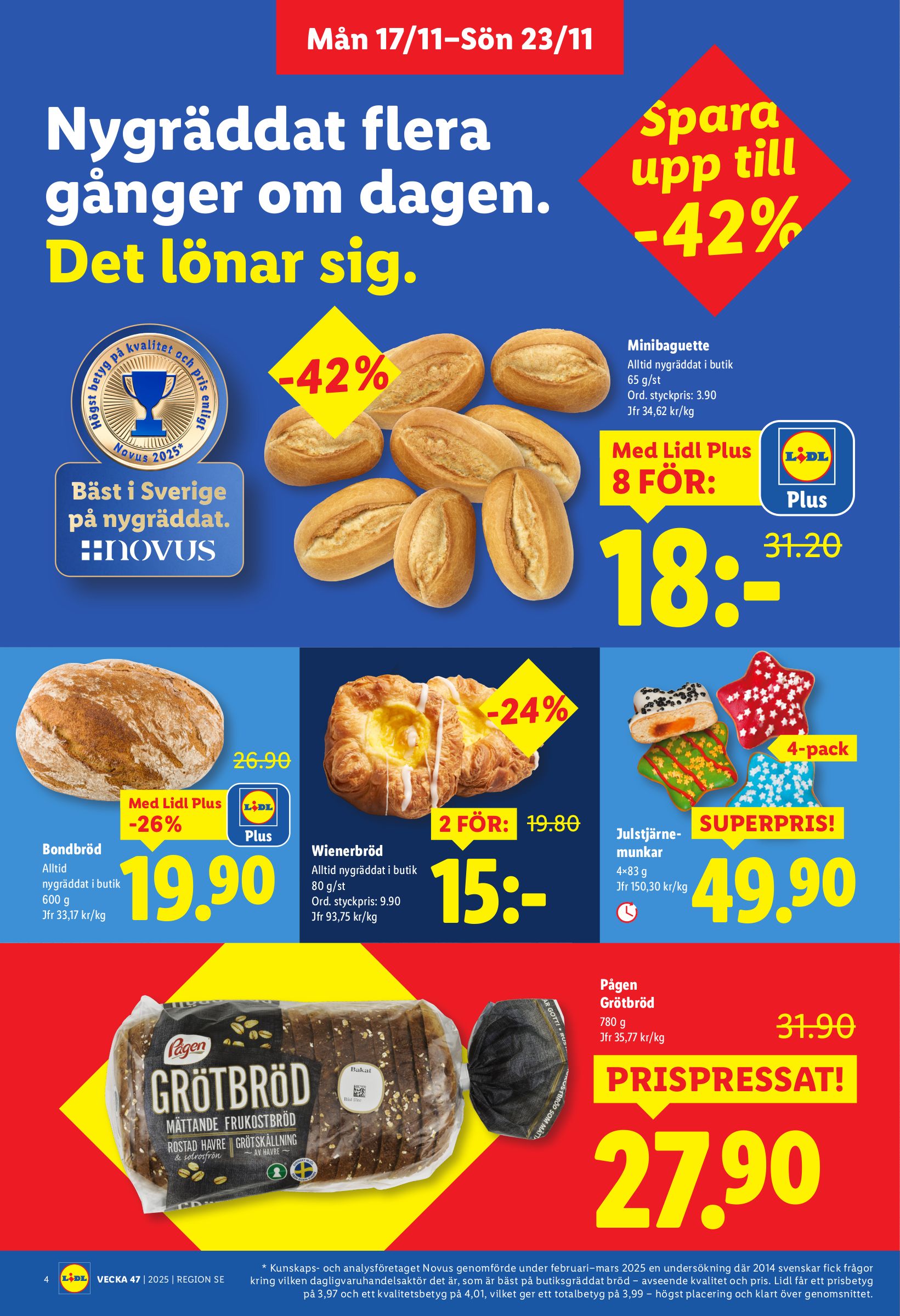 lidl - Lidl-reklambladet giltigt från 17/11 - 23/11 - page: 4