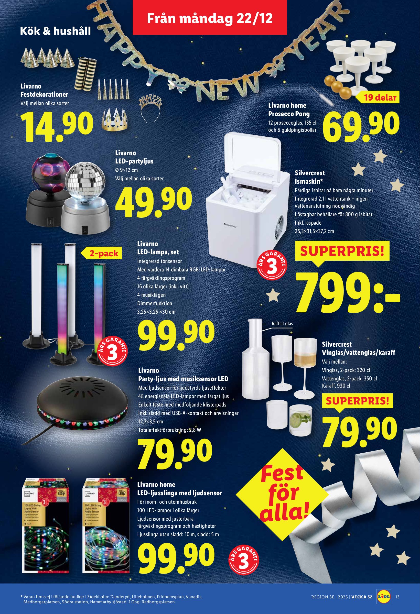 lidl - Lidl-reklambladet giltigt från 22/12 - 28/12 - page: 13