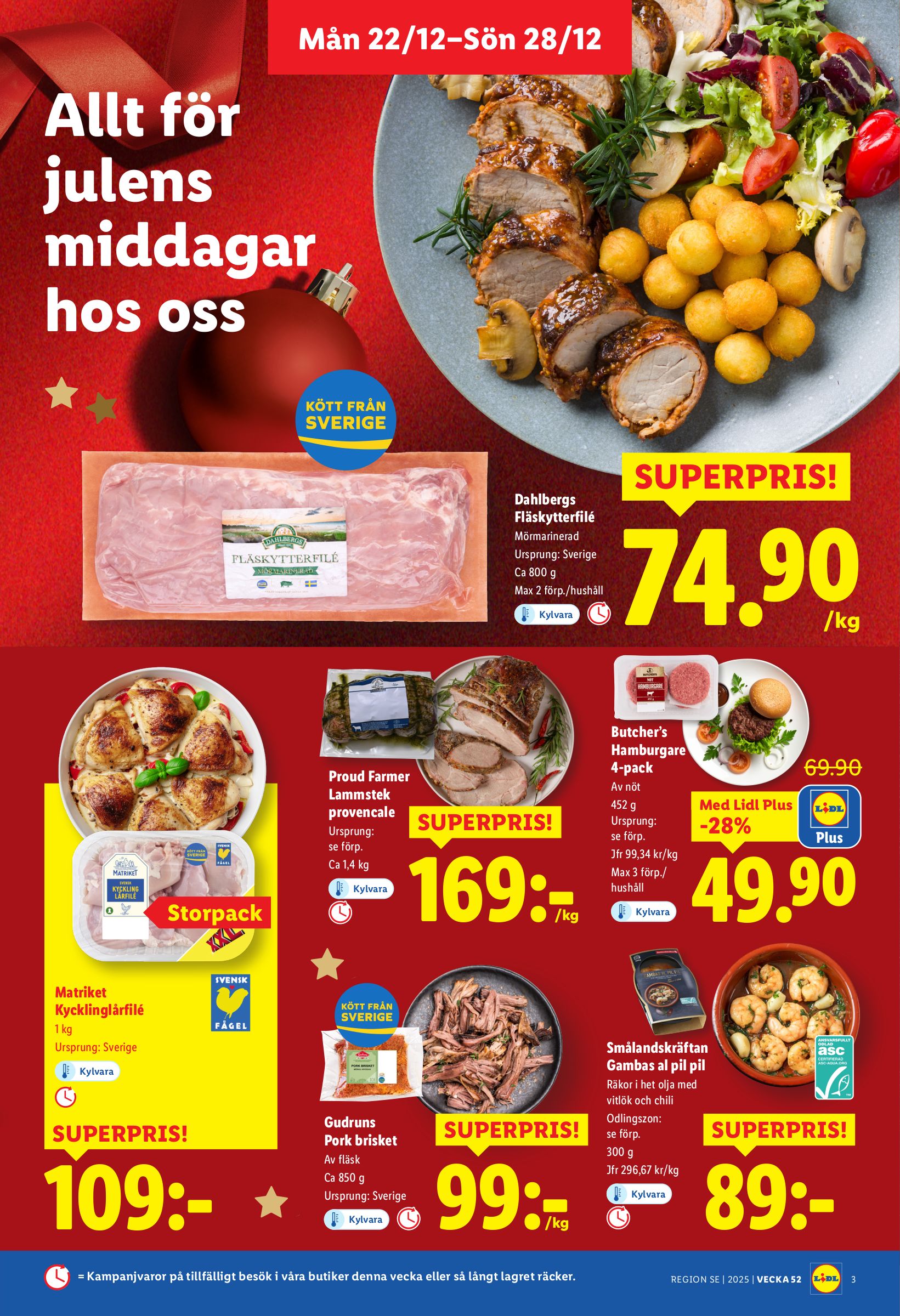 lidl - Lidl-reklambladet giltigt från 22/12 - 28/12 - page: 3