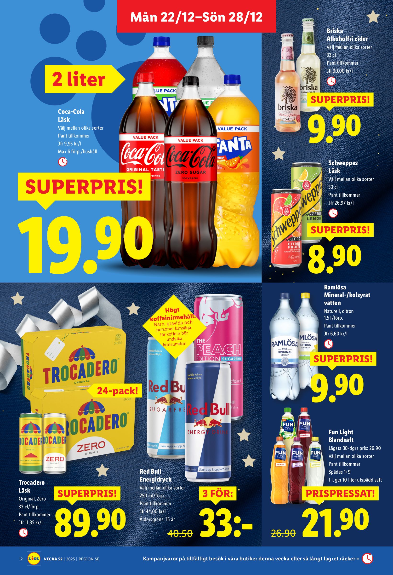 lidl - Lidl-reklambladet giltigt från 22/12 - 28/12 - page: 12