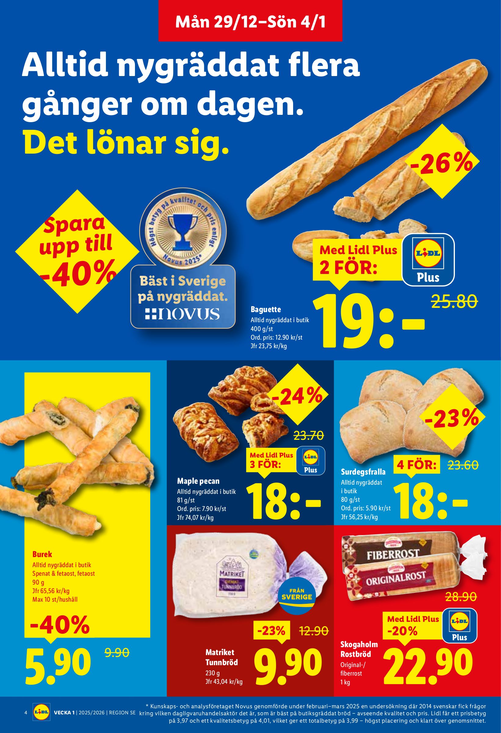 lidl - Lidl-reklambladet giltigt från 29/12 - 04/01 - page: 4