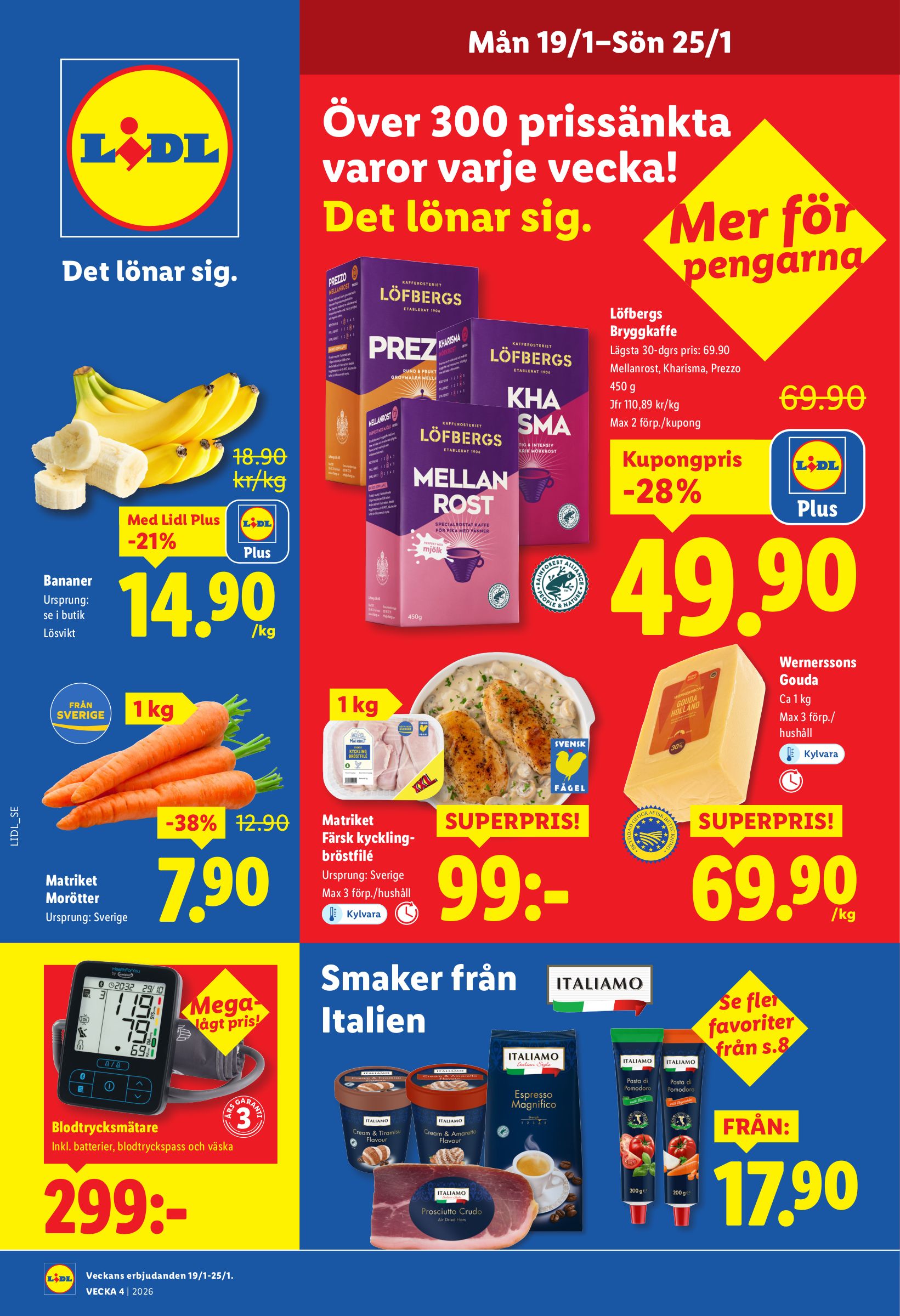 lidl - Lidl-reklambladet giltigt från 19/01 - 25/01 - page: 1