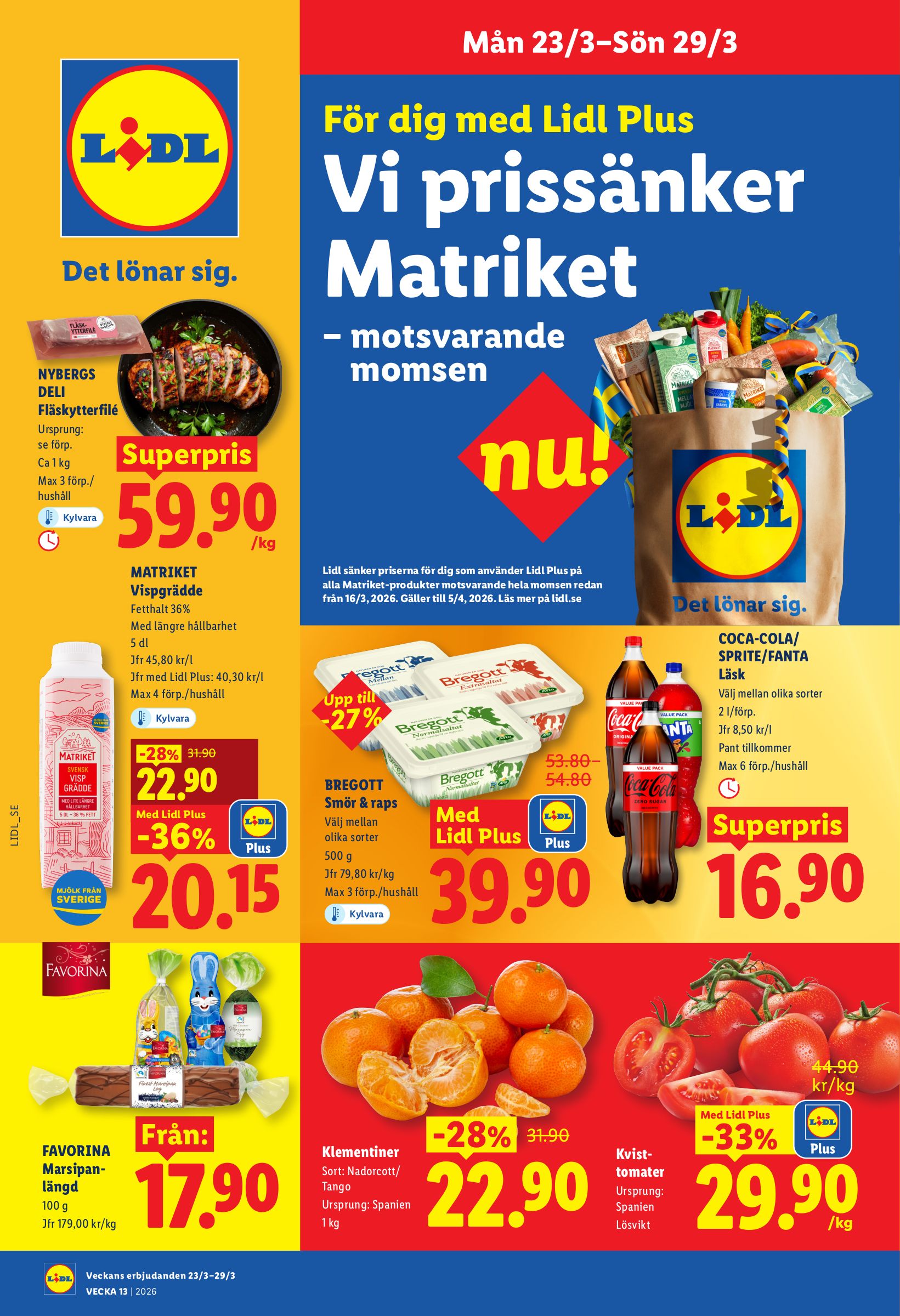 lidl - Lidl-reklambladet giltigt från 23/03/2026 - 29/03/2026