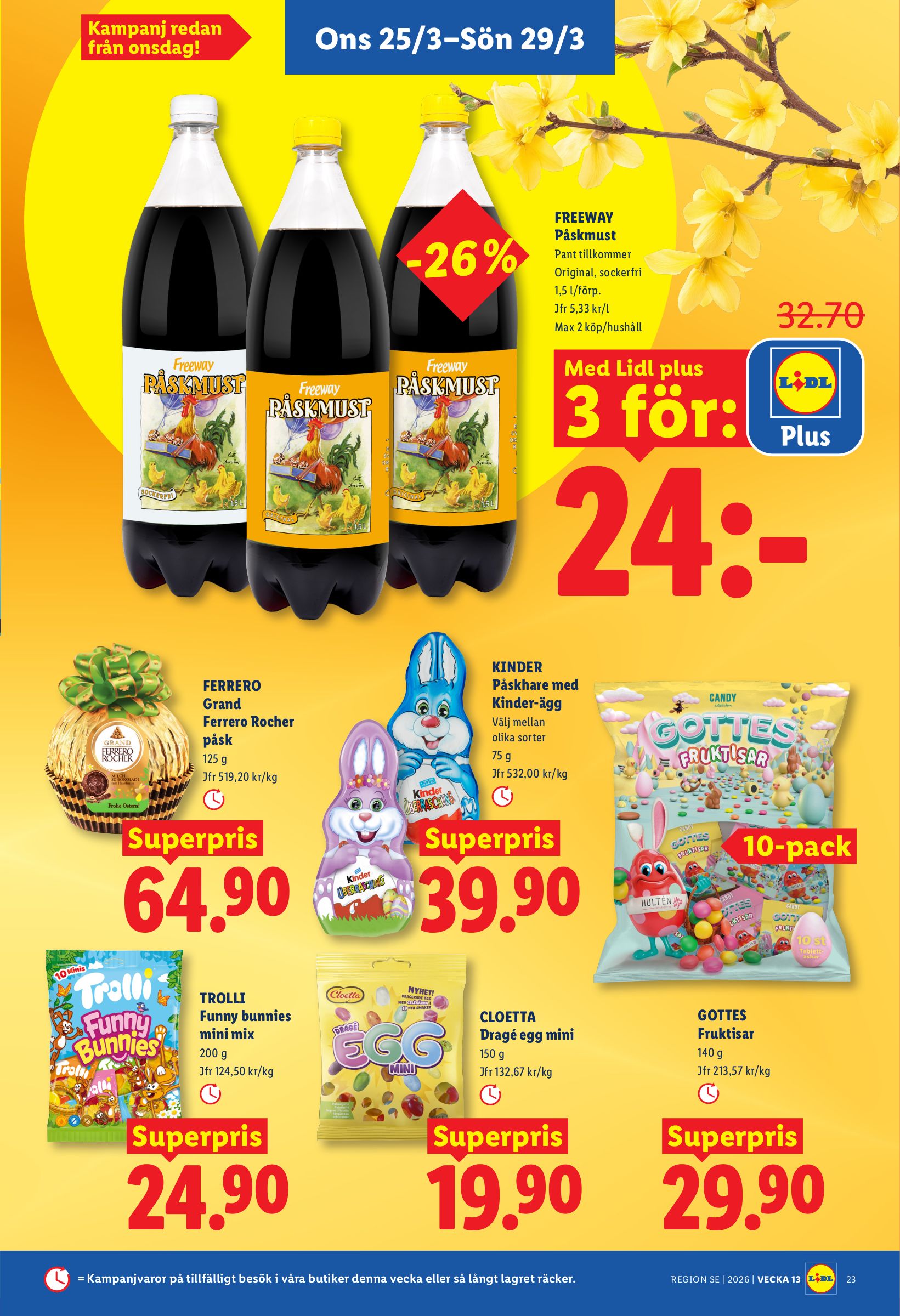 lidl - Lidl-reklambladet giltigt från 23/03/2026 - 29/03/2026 - page: 26