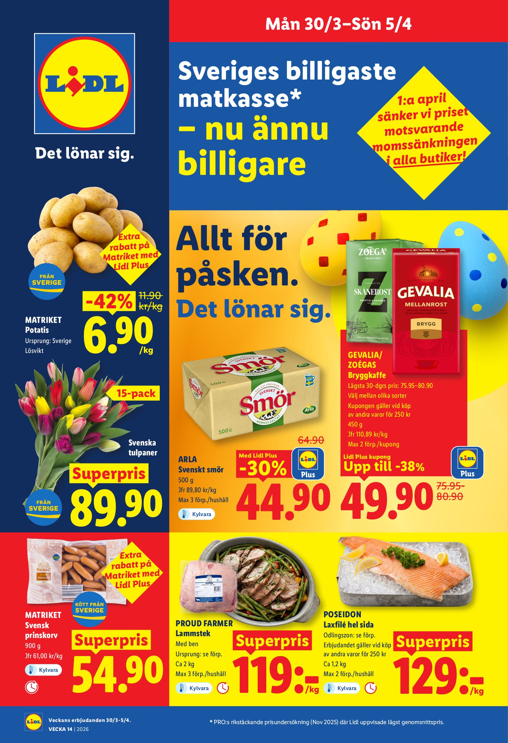 lidl - Lidl-reklambladet giltigt från 30/03/2026 - 05/04/2026