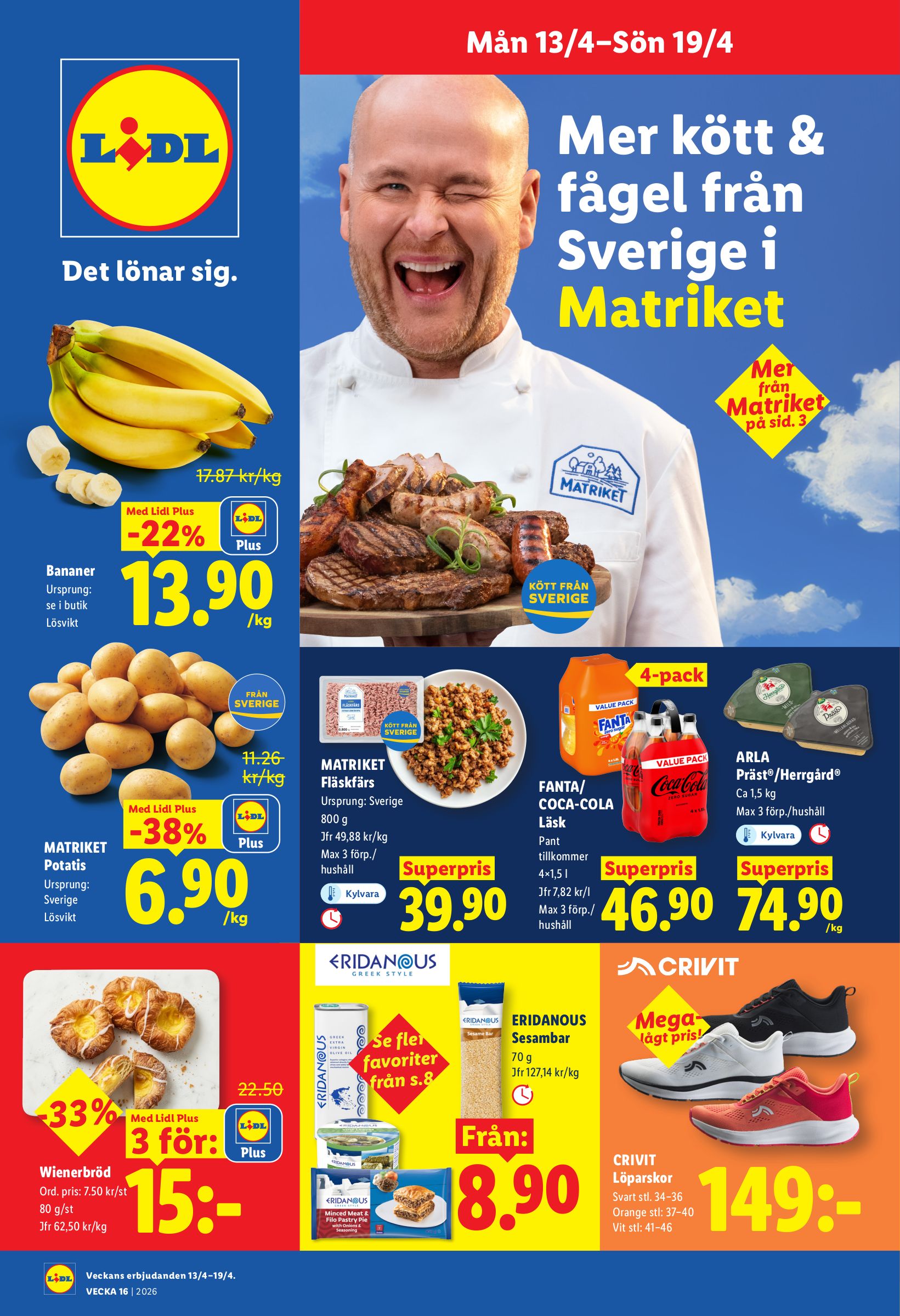 lidl - Lidl-reklambladet giltigt från 13/04/2026 - 19/04/2026