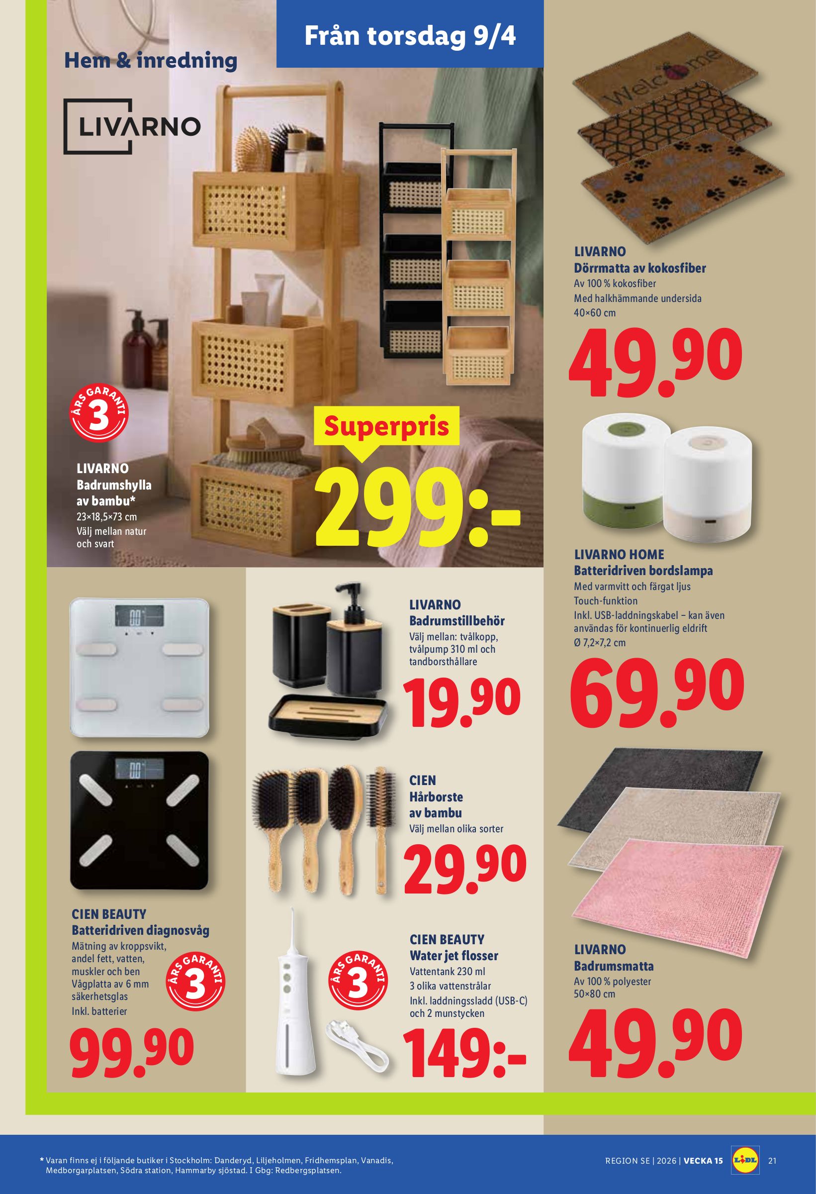 lidl - Aktuellt Lidl reklamblad giltigt från måndag 06/04/2026 till söndag 12/04/2026 - page: 25