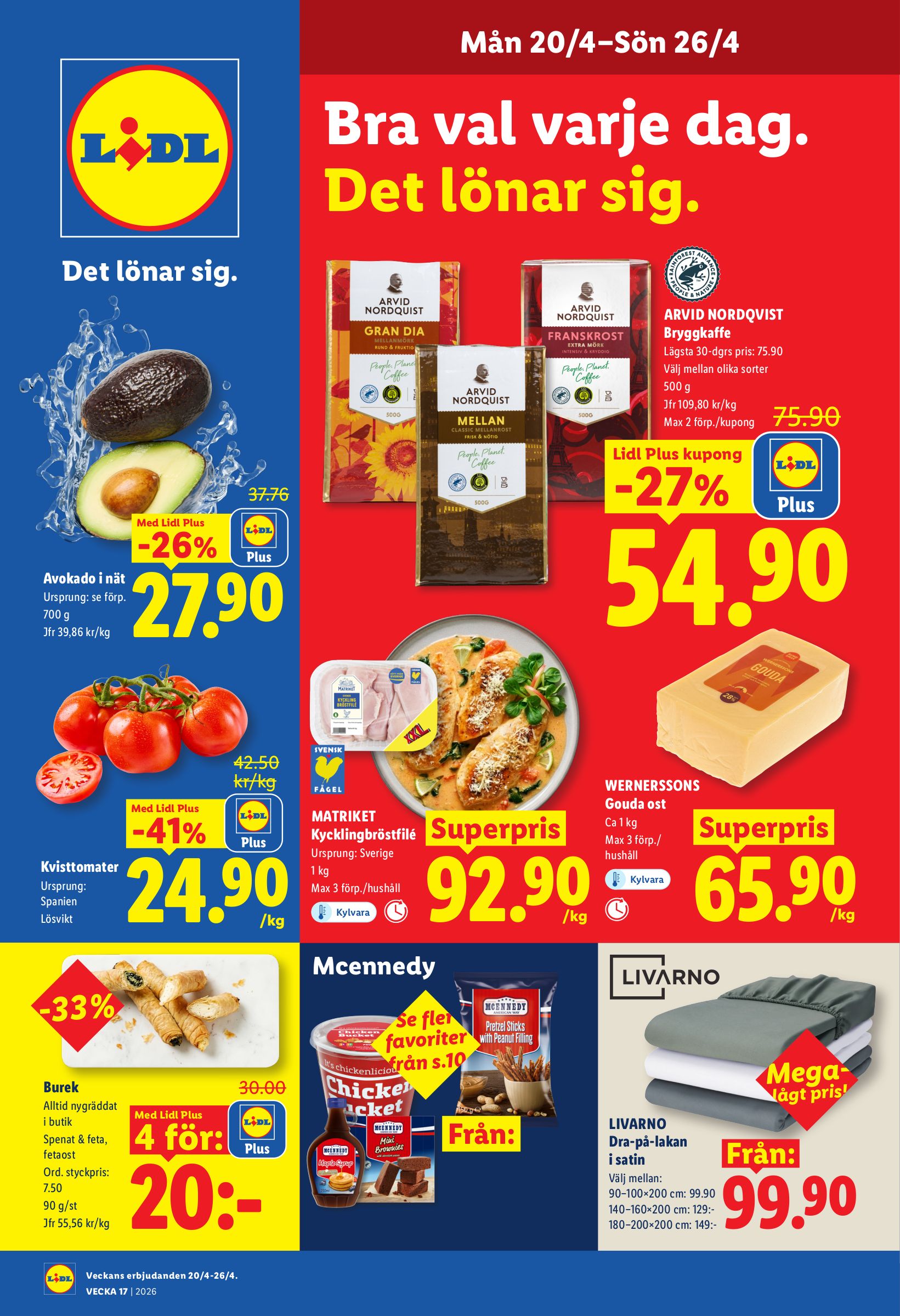 lidl - Lidl reklamblad för nästa vecka från måndag 20/04/2026 till söndag 26/04/2026 - page: 1