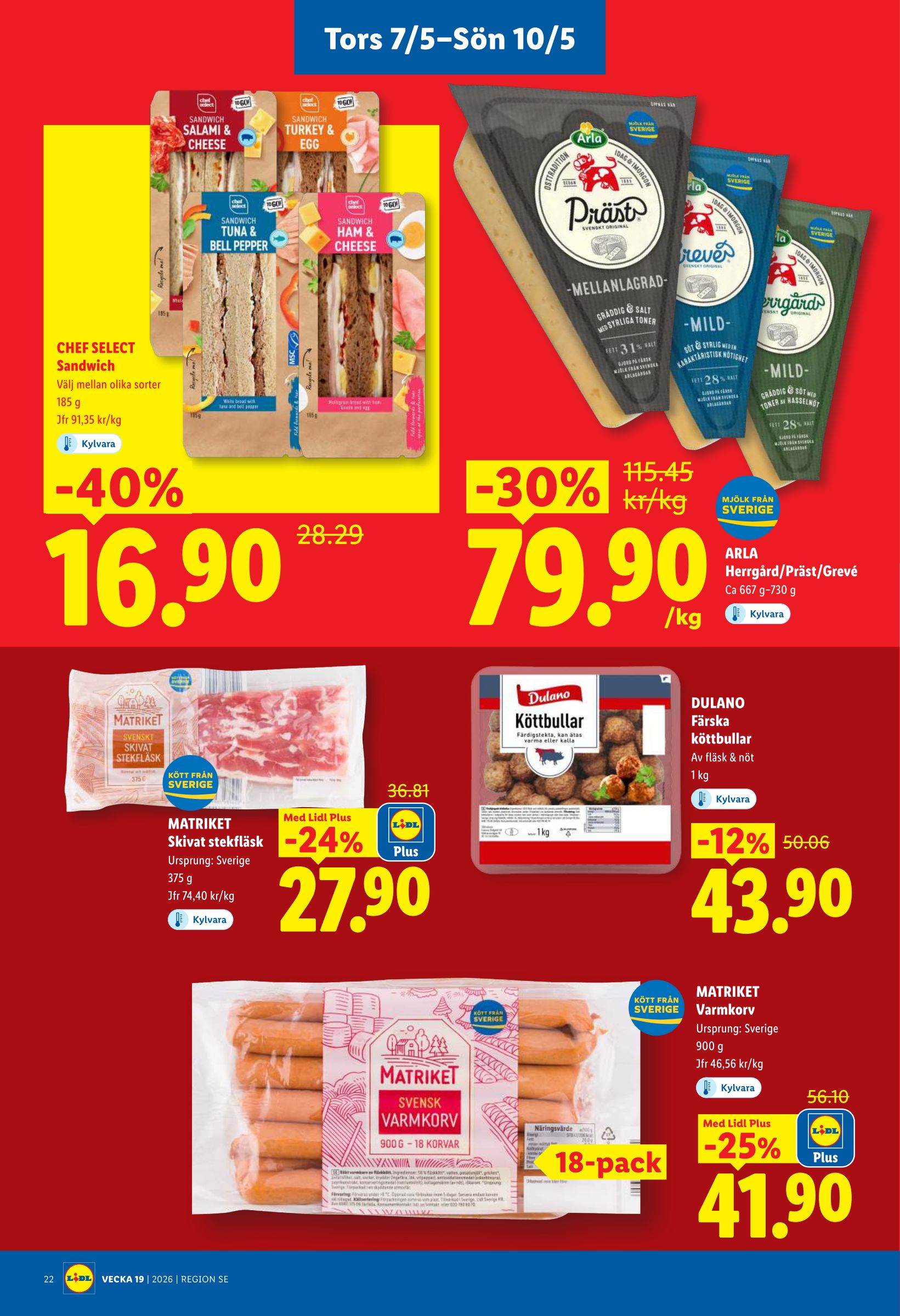 lidl - Aktuellt Lidl reklamblad giltigt från måndag 04/05/2026 till söndag 10/05/2026 - page: 26