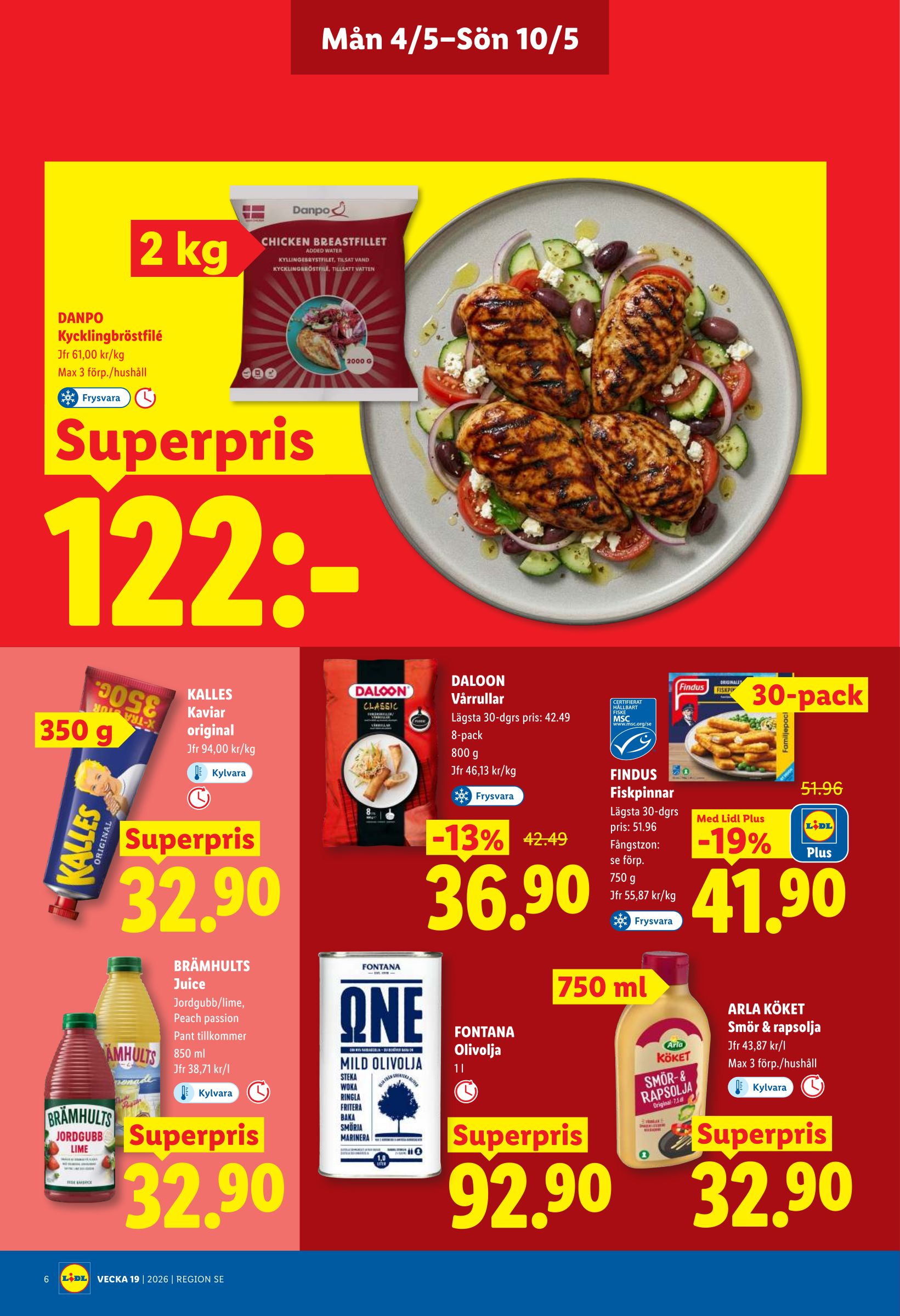 lidl - Aktuellt Lidl reklamblad giltigt från måndag 04/05/2026 till söndag 10/05/2026 - page: 6