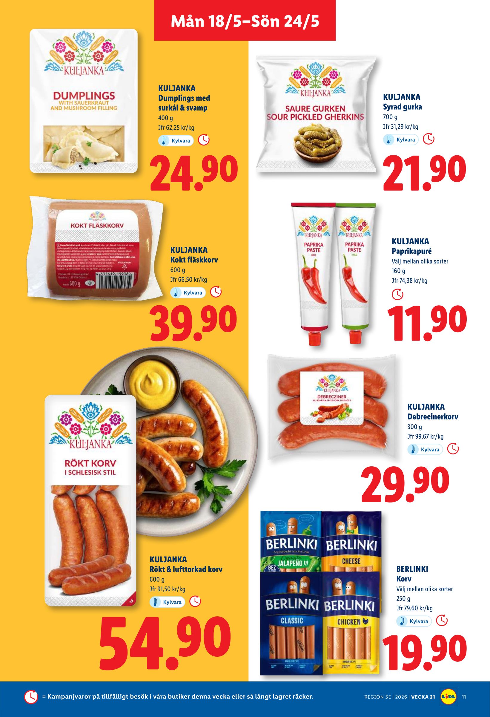 lidl - Lidl reklamblad för nästa vecka från måndag 18/05/2026 till söndag 24/05/2026 - page: 11