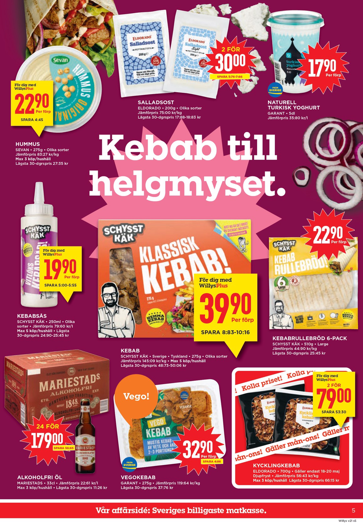 willy-s - Aktuellt Willy's reklamblad från måndag, 18/05/2026 till söndag, 24/05/2026 - page: 5