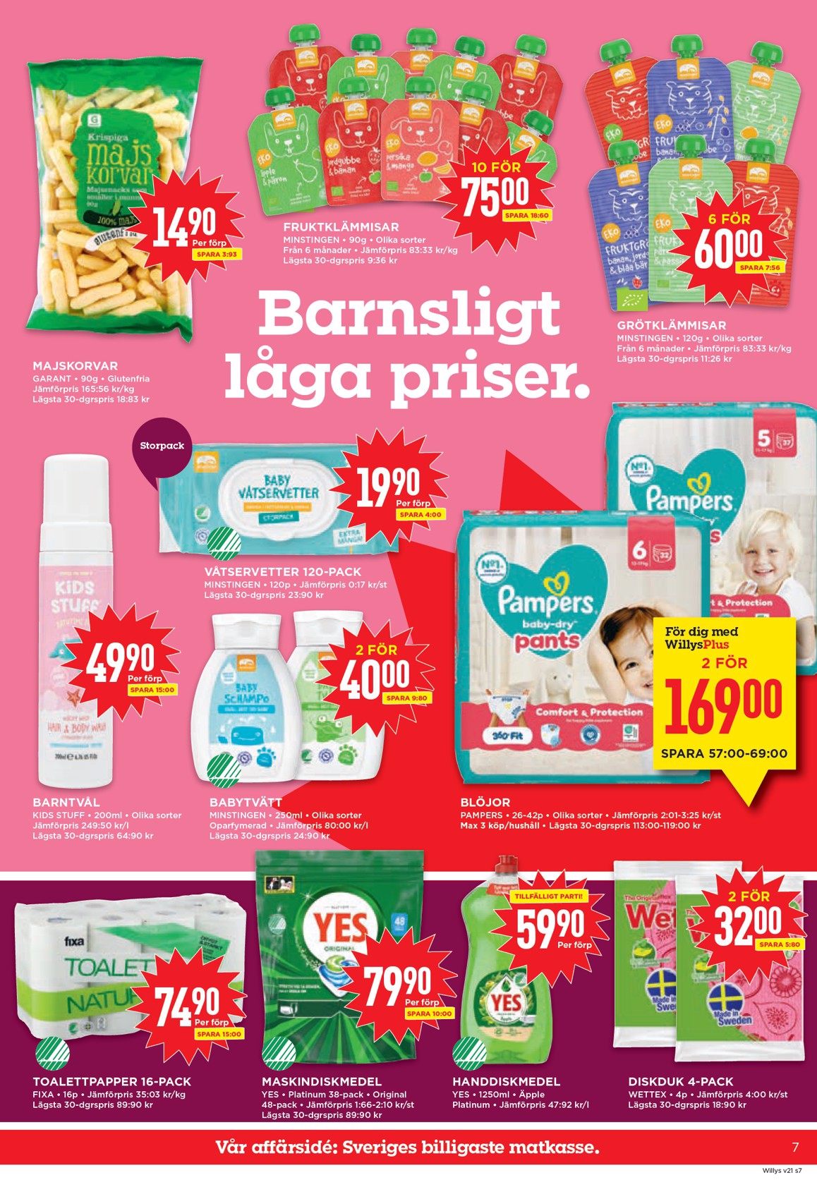 willy-s - Aktuellt Willy's reklamblad från måndag, 18/05/2026 till söndag, 24/05/2026 - page: 7