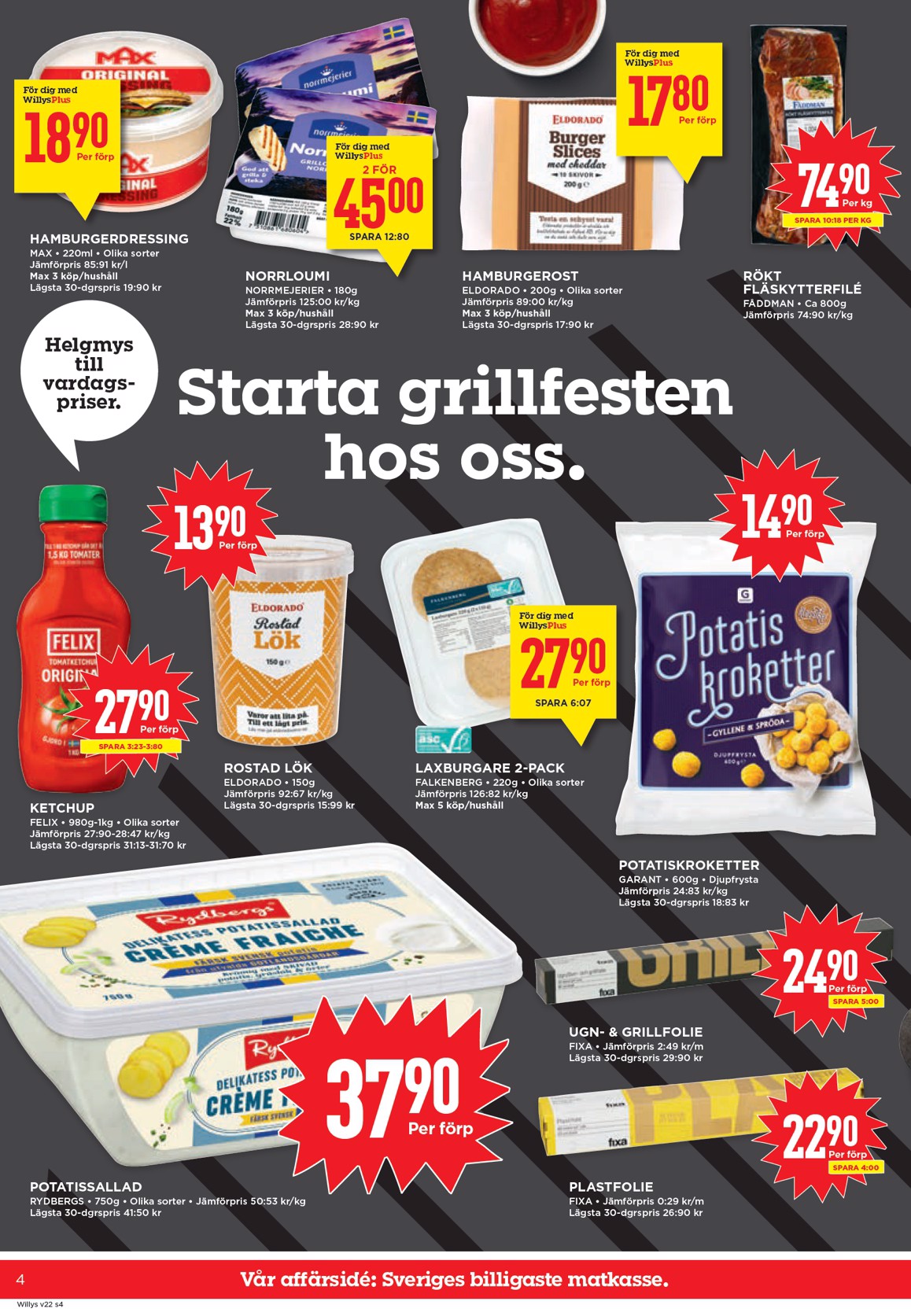 willy-s - Aktuellt Willy's reklamblad från måndag, 25/05/2026 till söndag, 31/05/2026 - page: 4