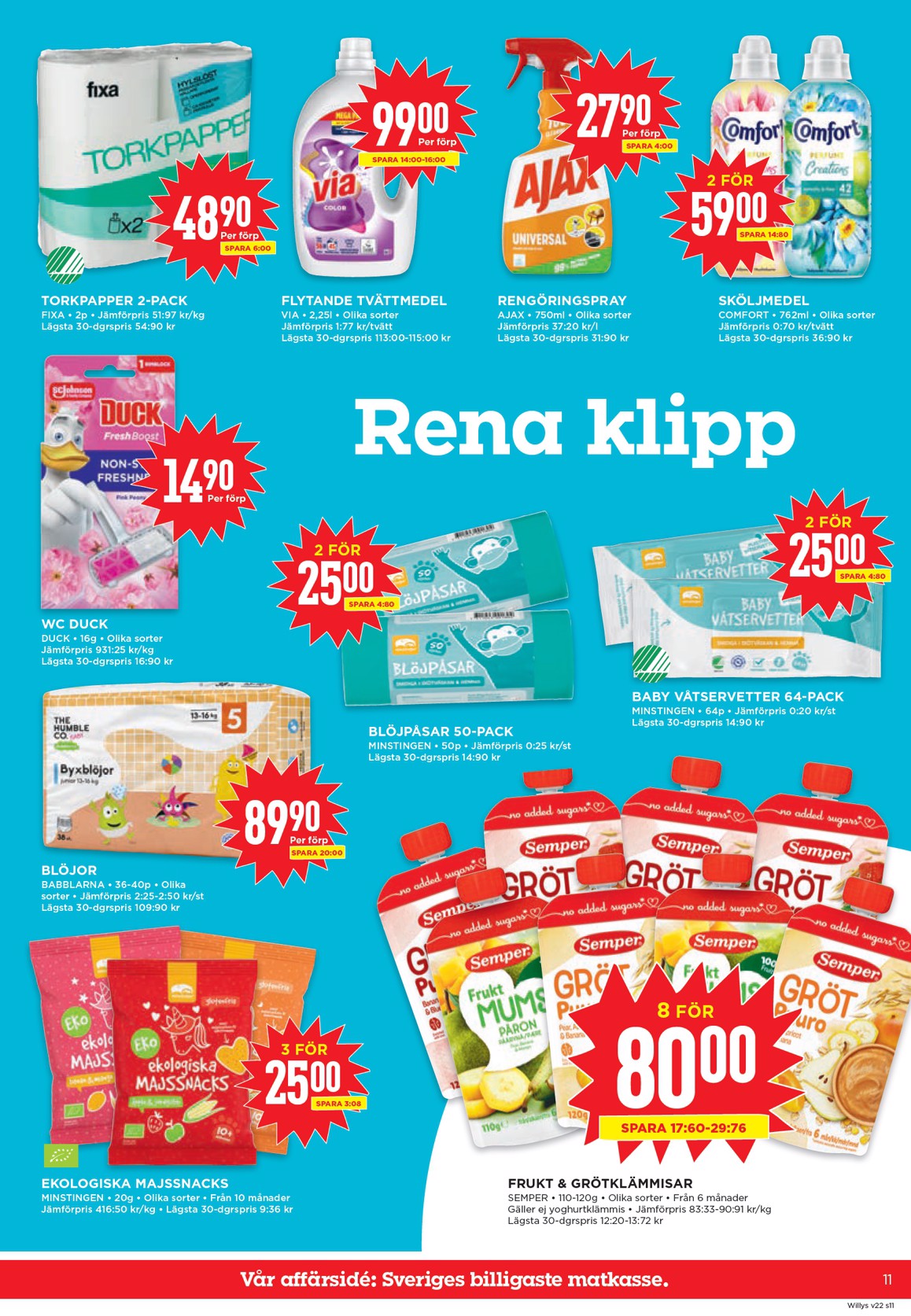 willy-s - Aktuellt Willy's reklamblad från måndag, 25/05/2026 till söndag, 31/05/2026 - page: 11