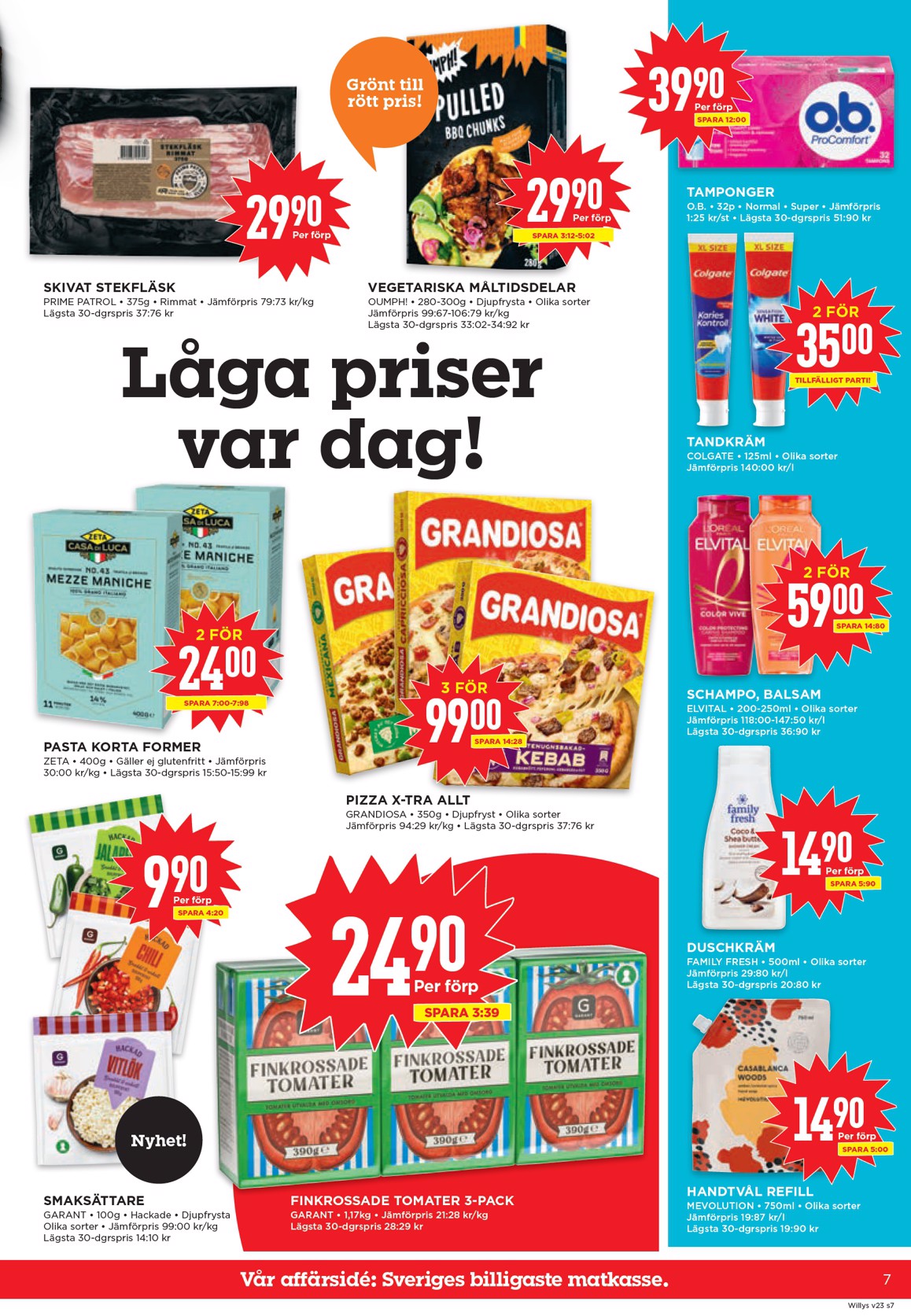 willy-s - Aktuellt Willy's reklamblad från måndag, 01/06/2026 till söndag, 07/06/2026 - page: 7