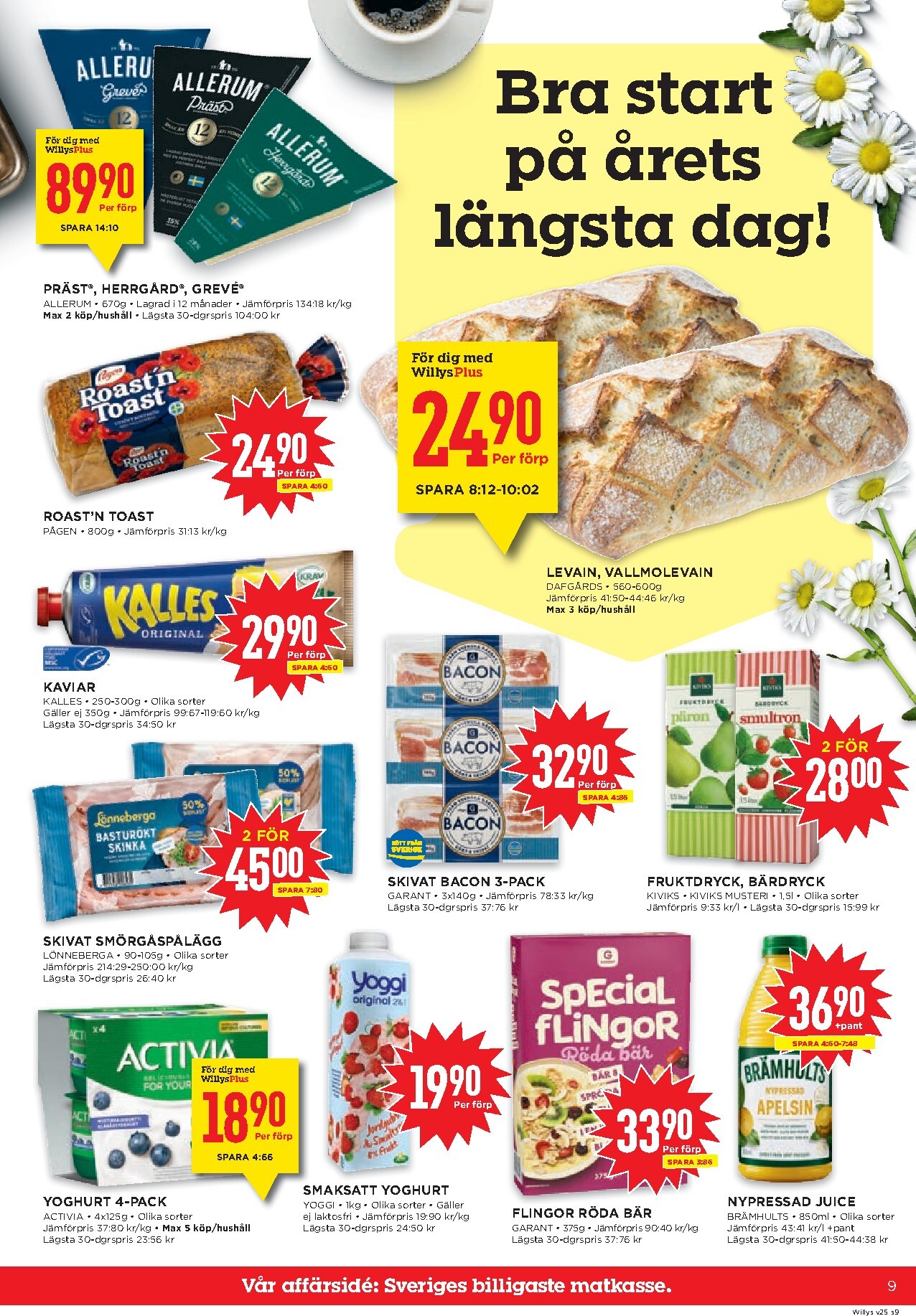 willy-s - Aktuellt Willy's reklamblad från måndag, 15/06/2026 till söndag, 21/06/2026 - page: 9
