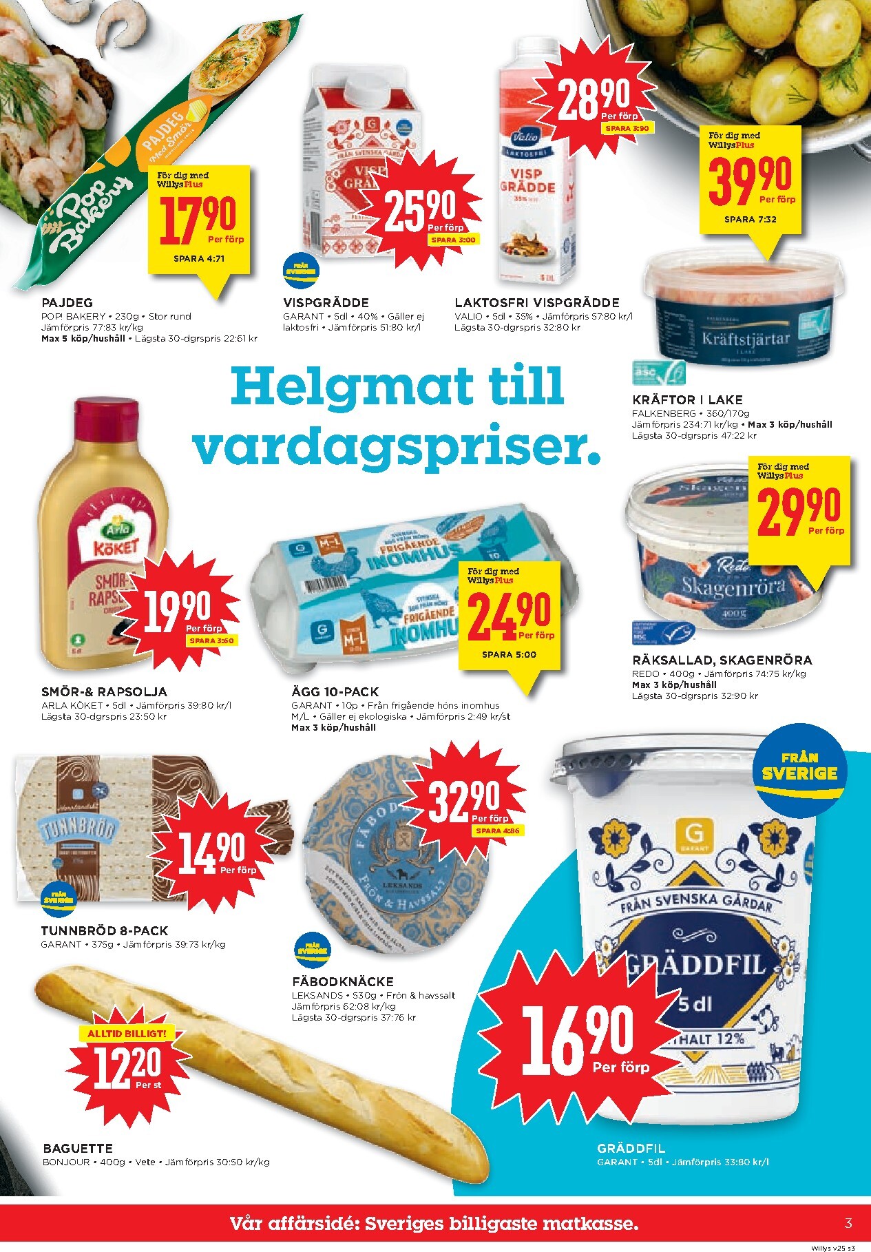 willy-s - Aktuellt Willy's reklamblad från måndag, 15/06/2026 till söndag, 21/06/2026 - page: 3