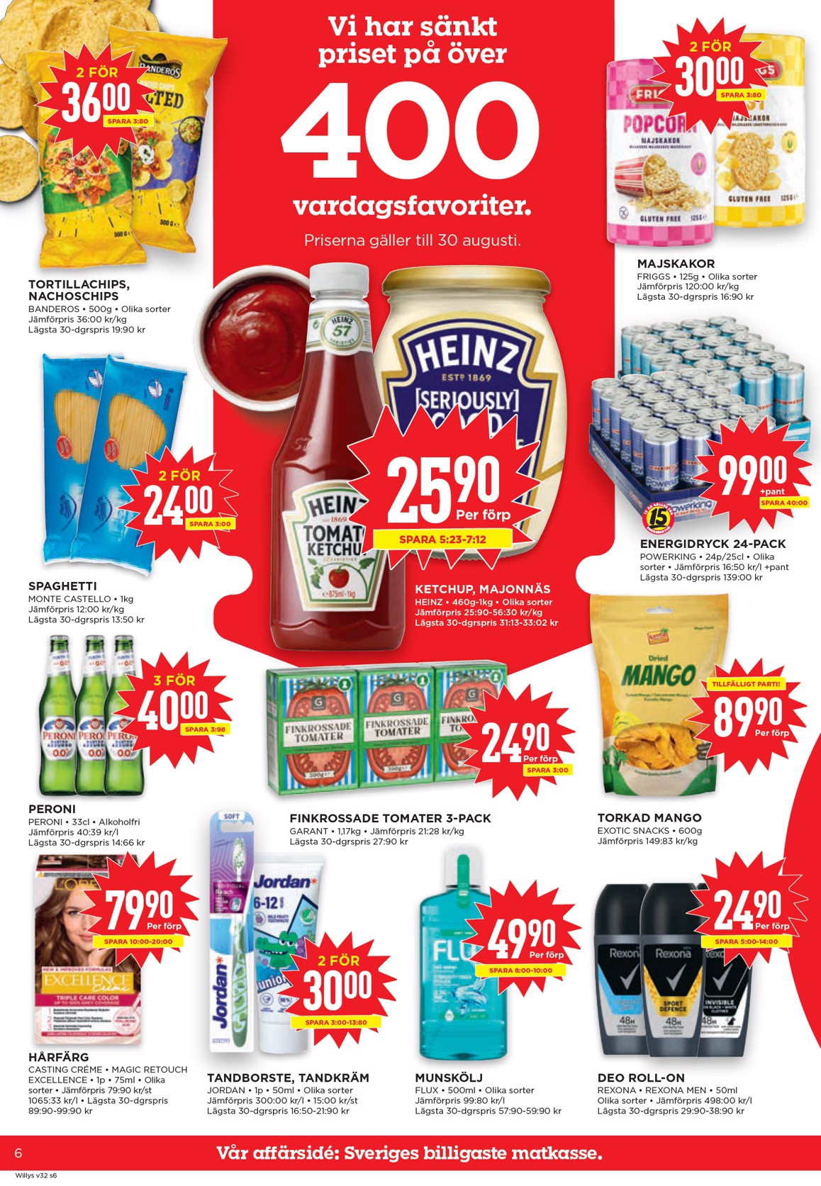 willy-s - Aktuellt Willy's reklamblad från måndag, 03/08/2026 till söndag, 09/08/2026 - page: 6