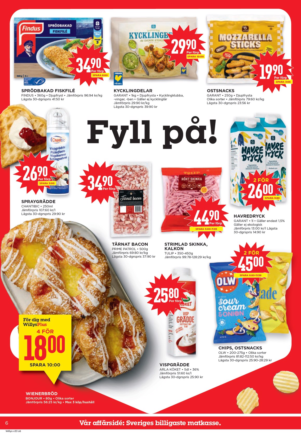willy-s - Aktuellt Willy's reklamblad från måndag, 10/08/2026 till söndag, 16/08/2026 - page: 6