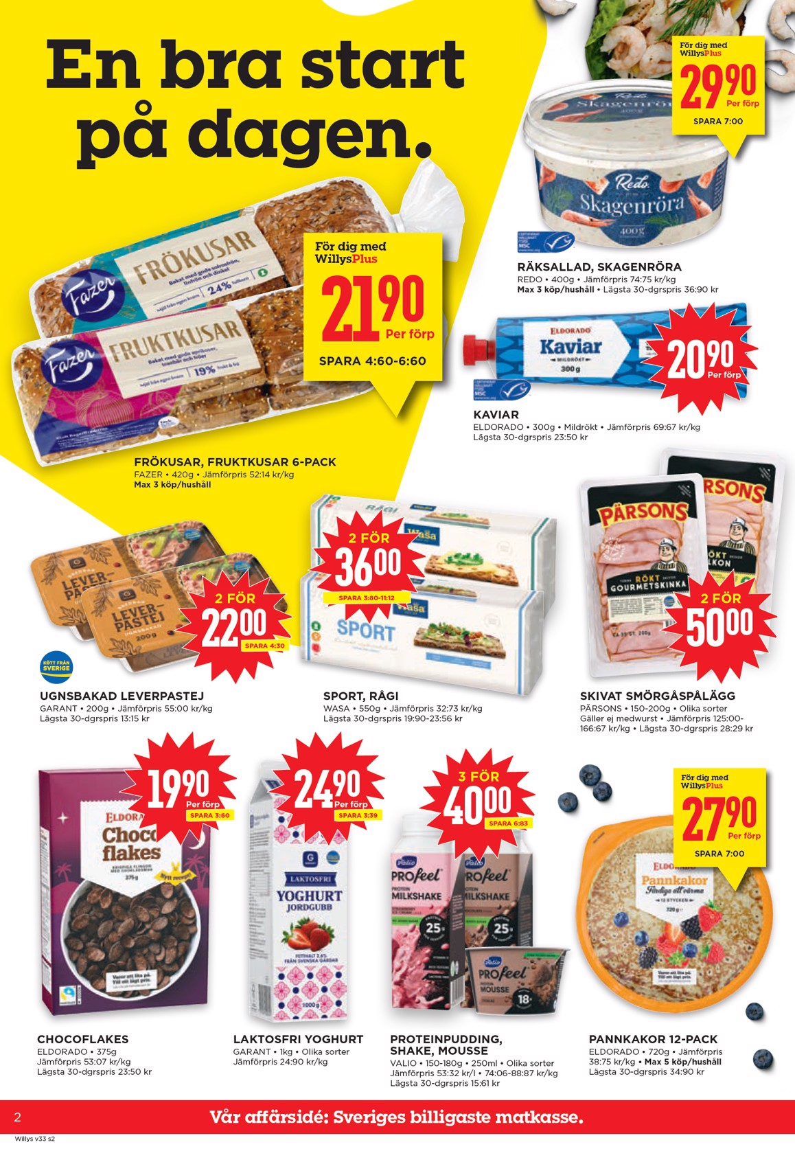 willy-s - Aktuellt Willy's reklamblad från måndag, 10/08/2026 till söndag, 16/08/2026 - page: 2
