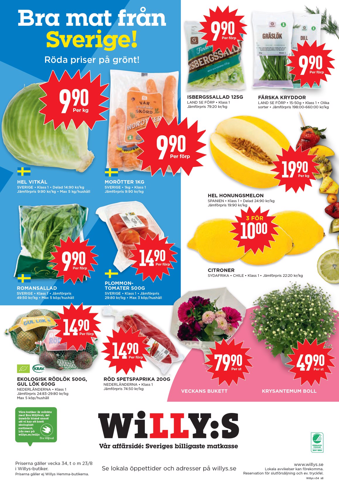 willy-s - Aktuellt Willy's reklamblad från måndag, 17/08/2026 till söndag, 23/08/2026 - page: 8