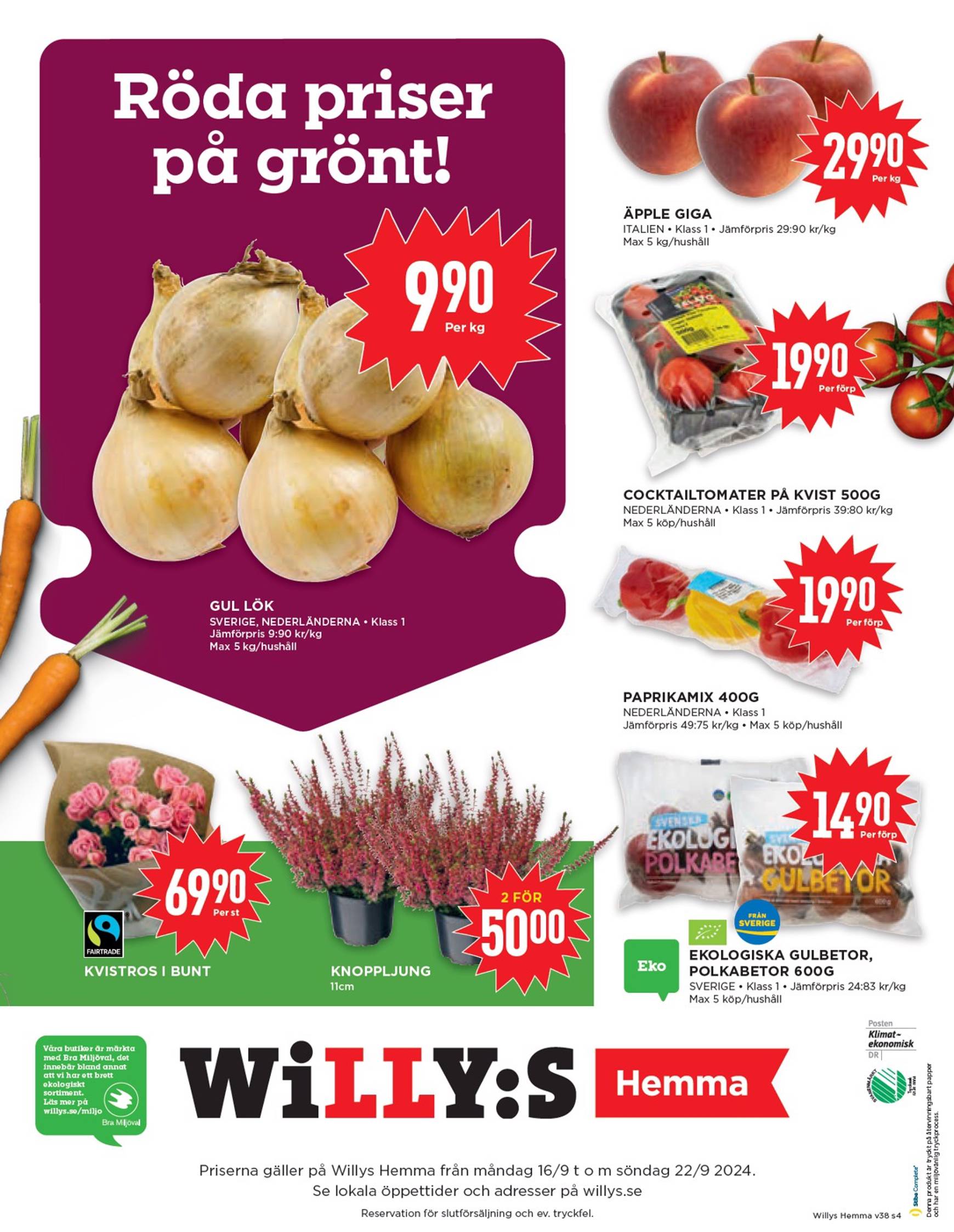 willy-s - Willy's - Hemma-reklambladet giltigt från 16.09. - 22.09. - page: 4