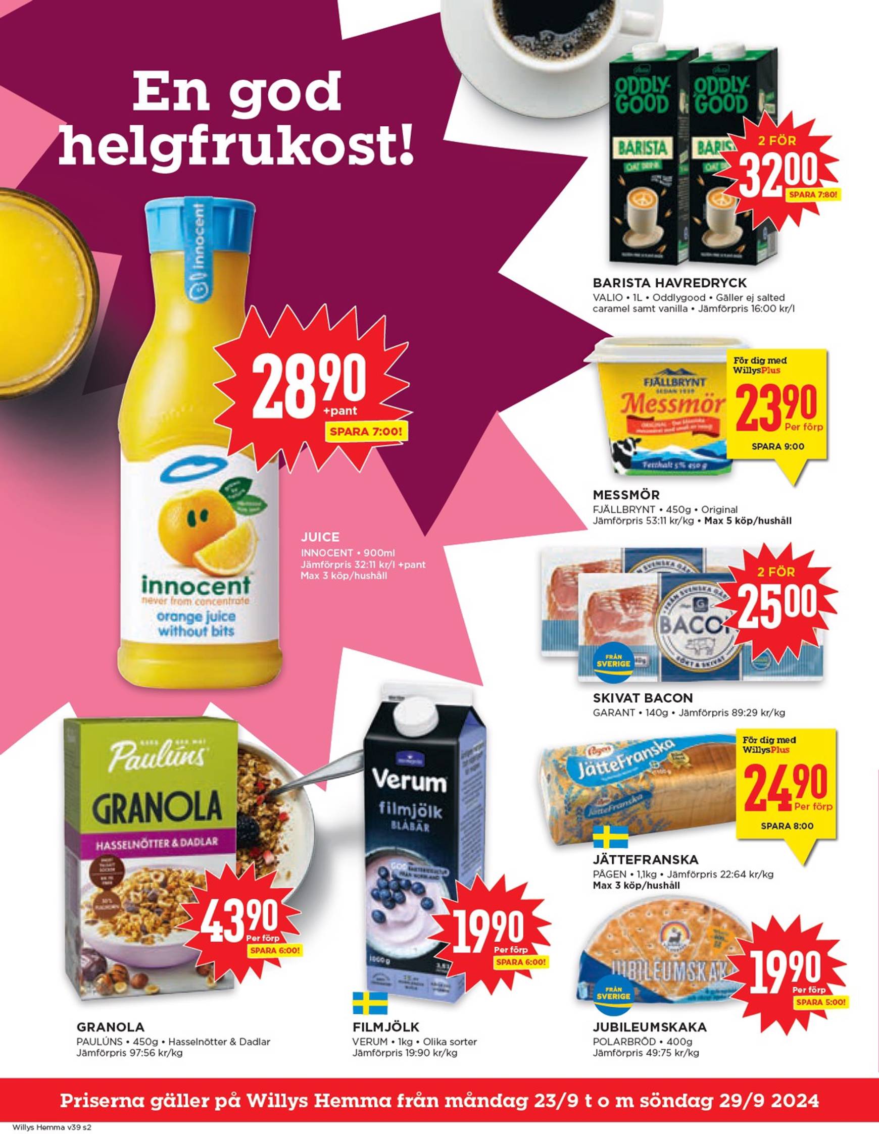 willy-s - Willy's - Hemma-reklambladet giltigt från 23.09. - 29.09. - page: 2