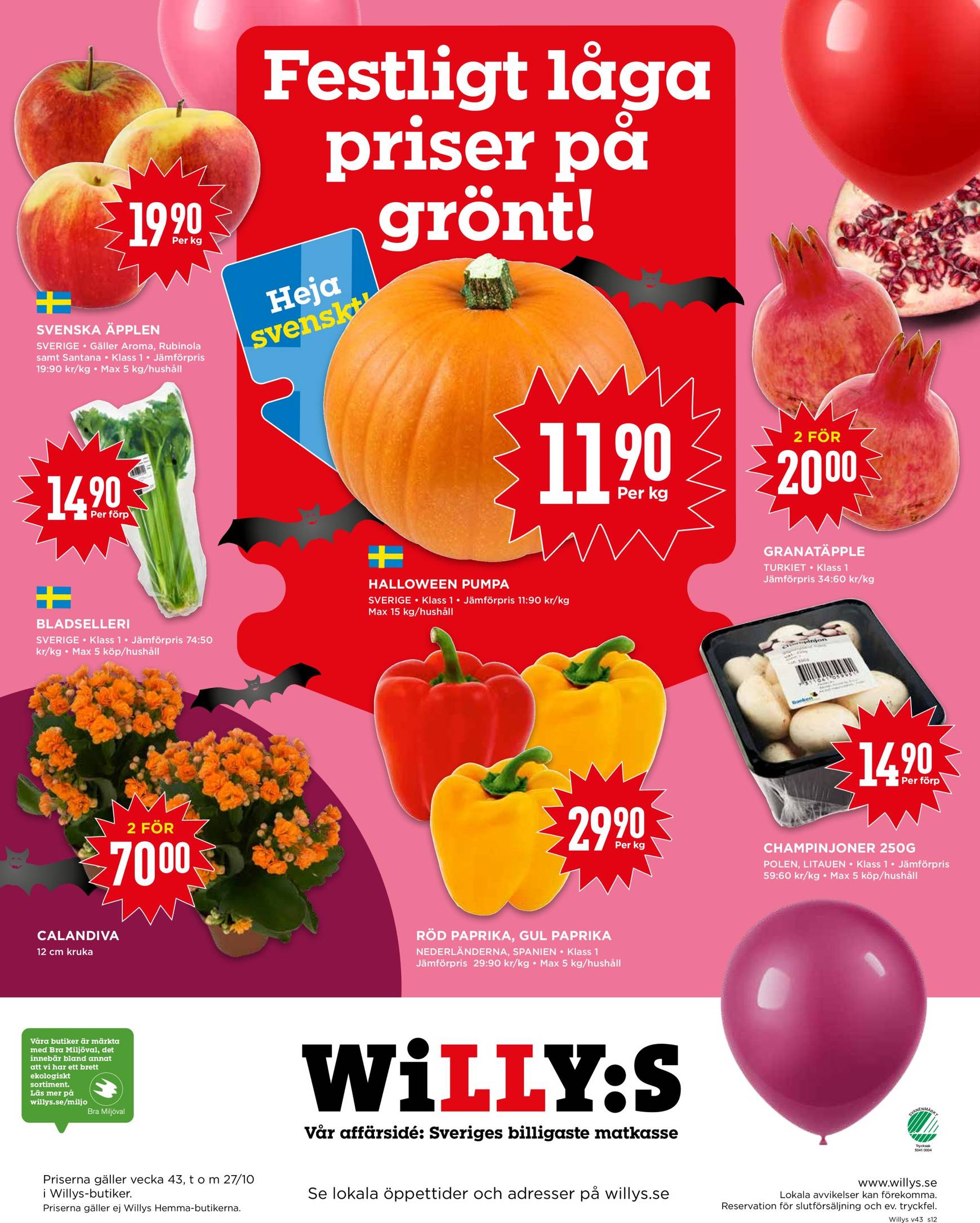 willy-s - Willy's-reklambladet är giltigt från 21.10. - 27.10. - page: 12