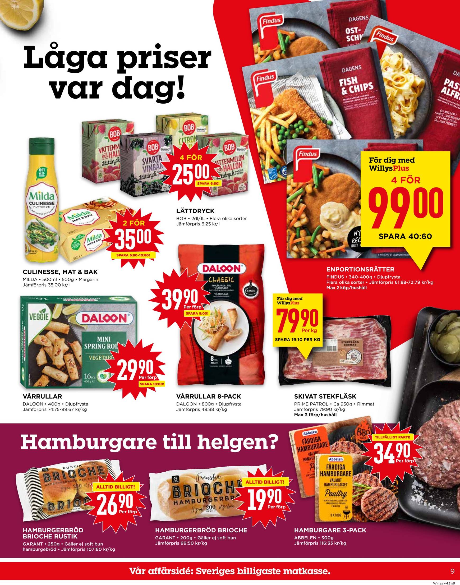 willy-s - Willy's-reklambladet är giltigt från 21.10. - 27.10. - page: 9