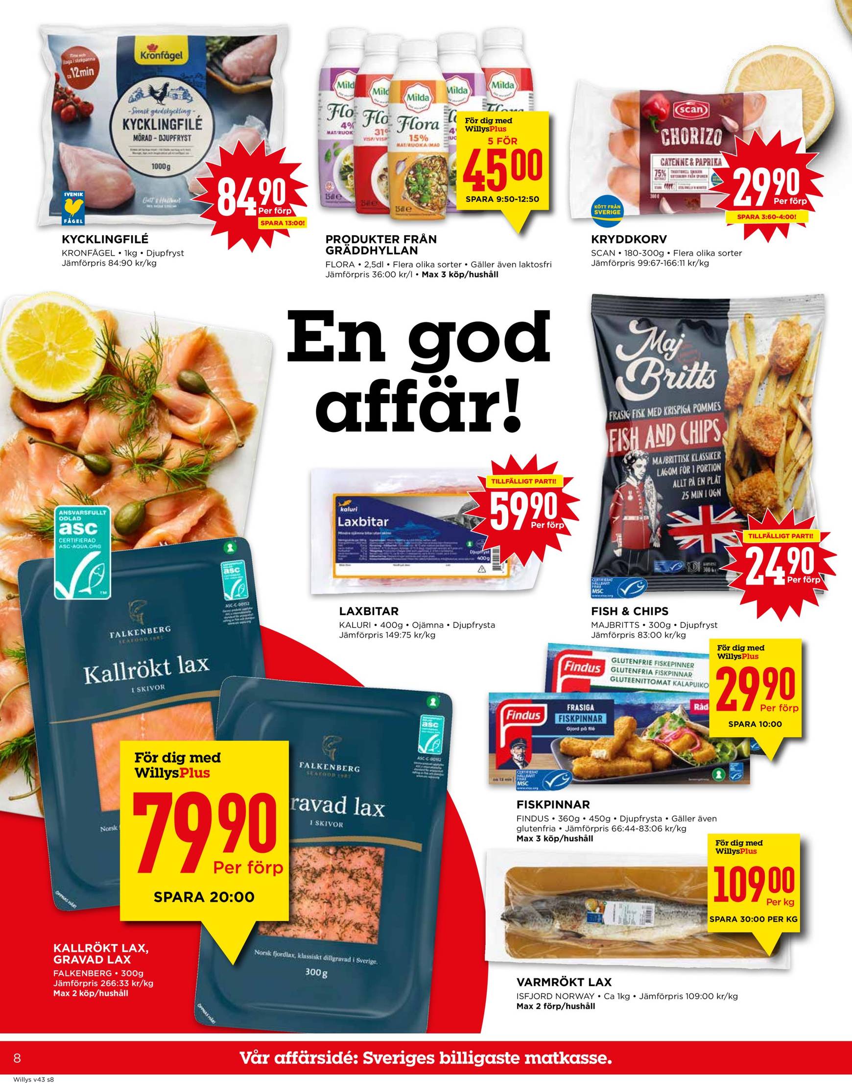 willy-s - Willy's-reklambladet är giltigt från 21.10. - 27.10. - page: 8