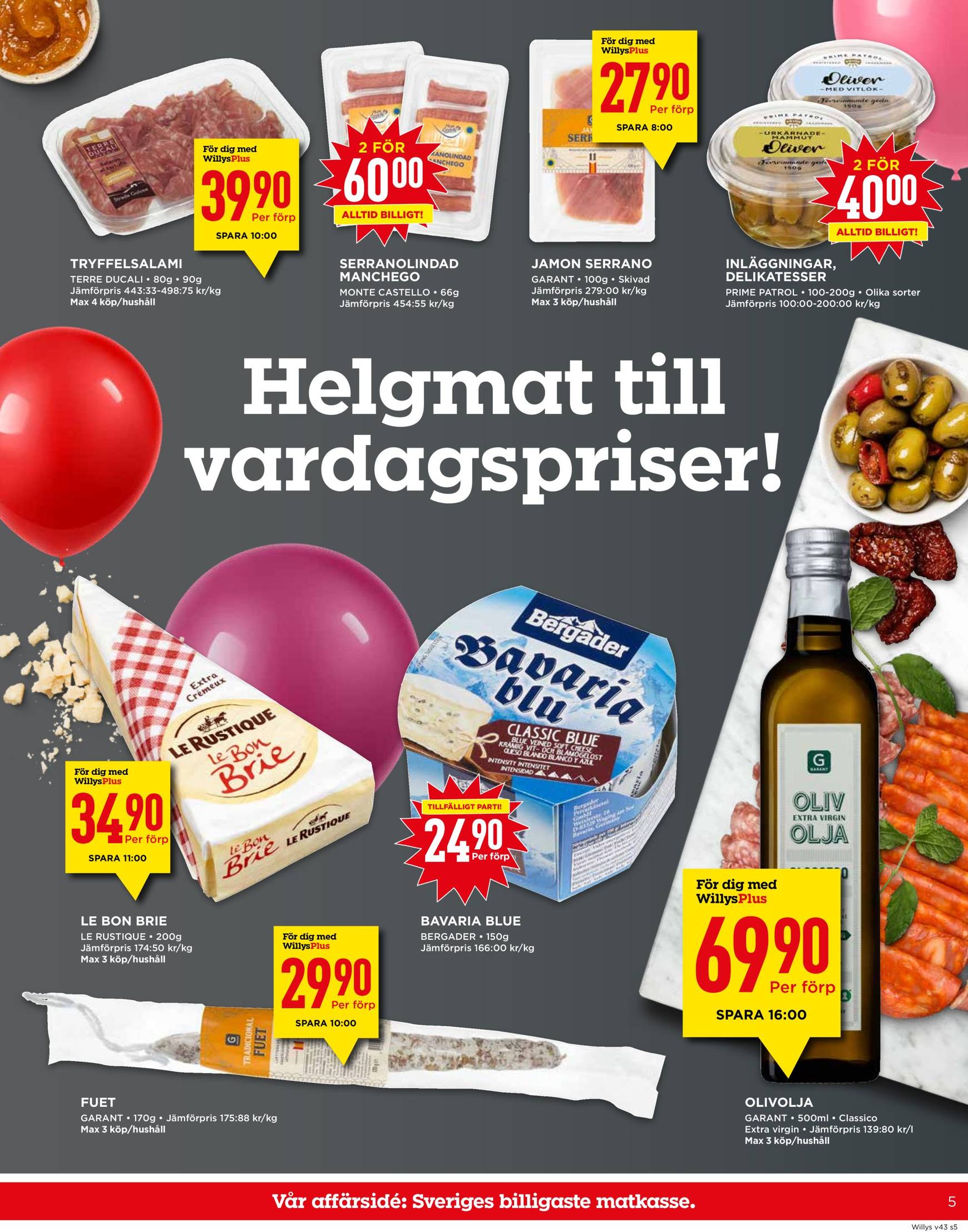 willy-s - Willy's-reklambladet är giltigt från 21.10. - 27.10. - page: 5