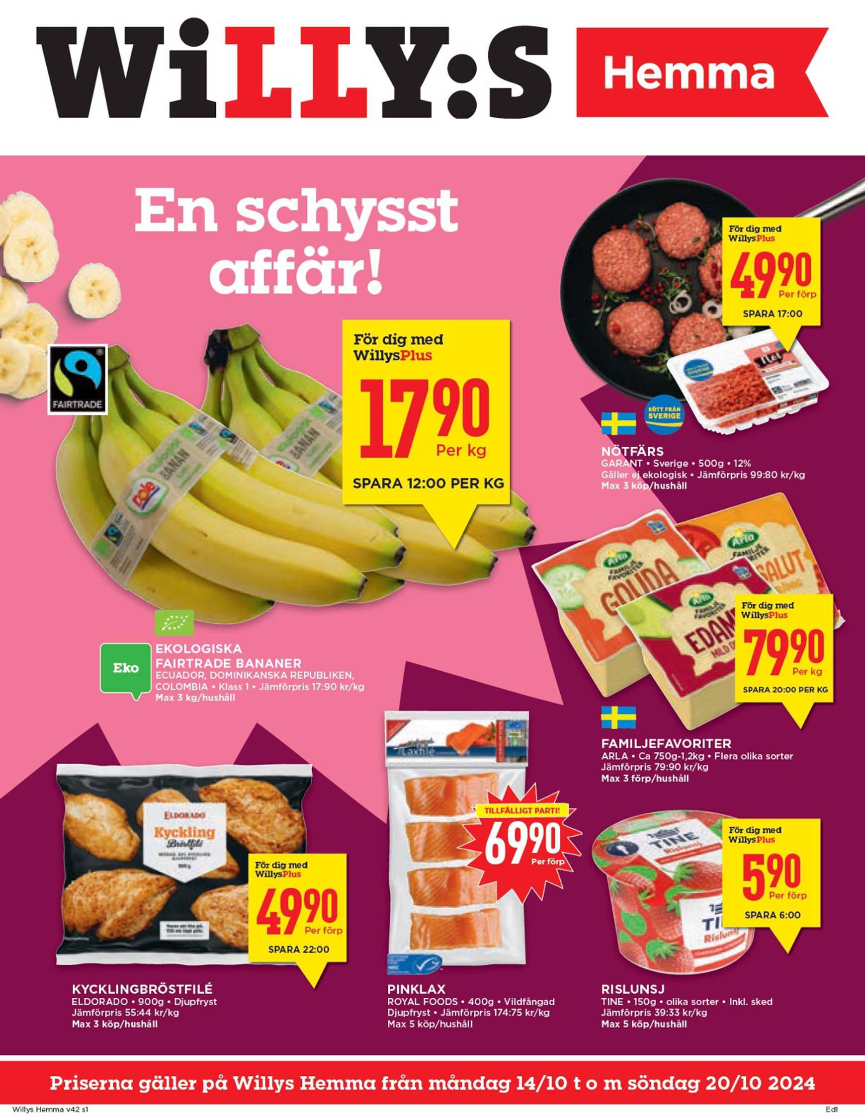 willy-s - Willy's - Hemma-reklambladet är giltigt från 14.10. - 20.10.