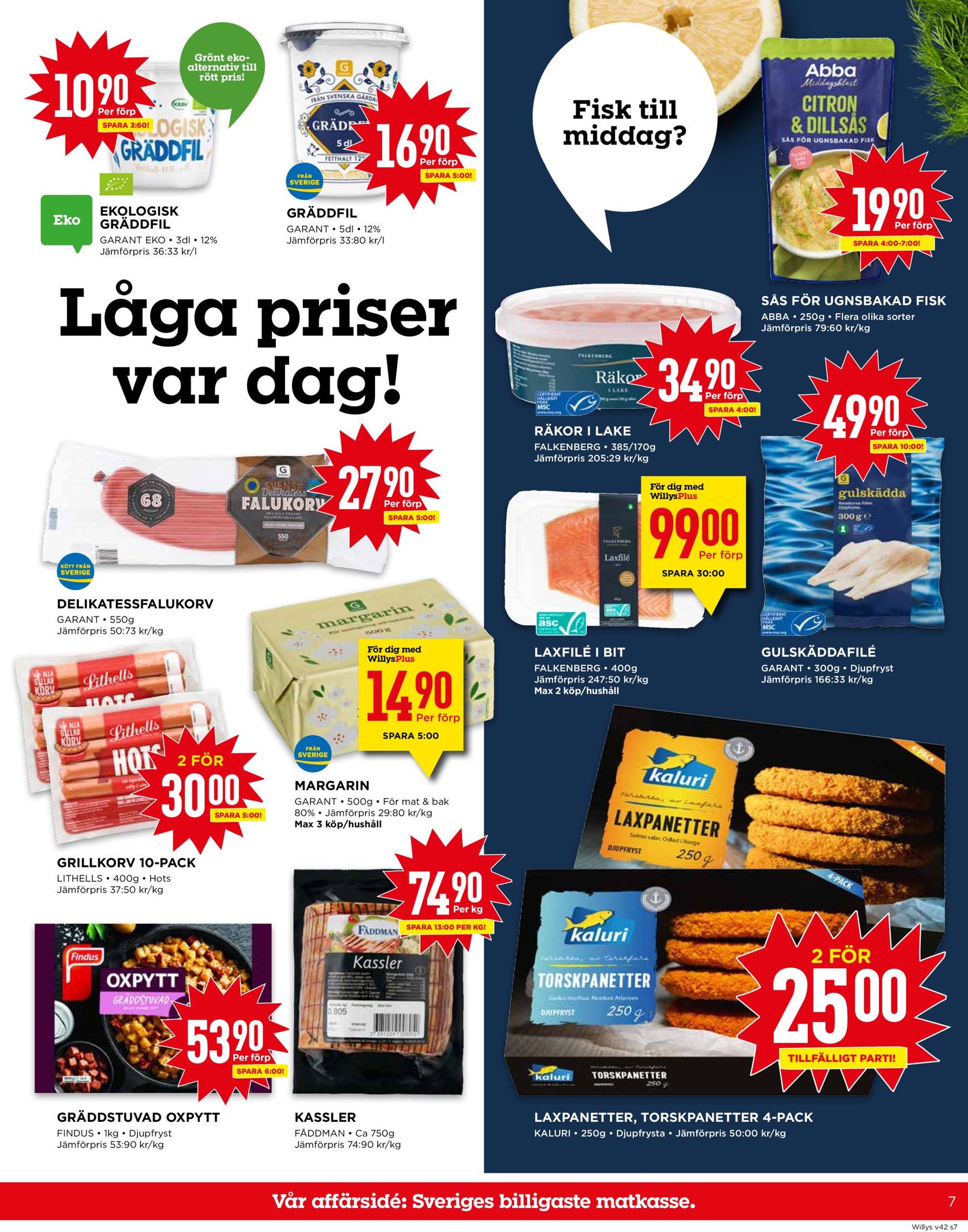 willy-s - Willy's-reklambladet är giltigt från 14.10. - 20.10. - page: 7