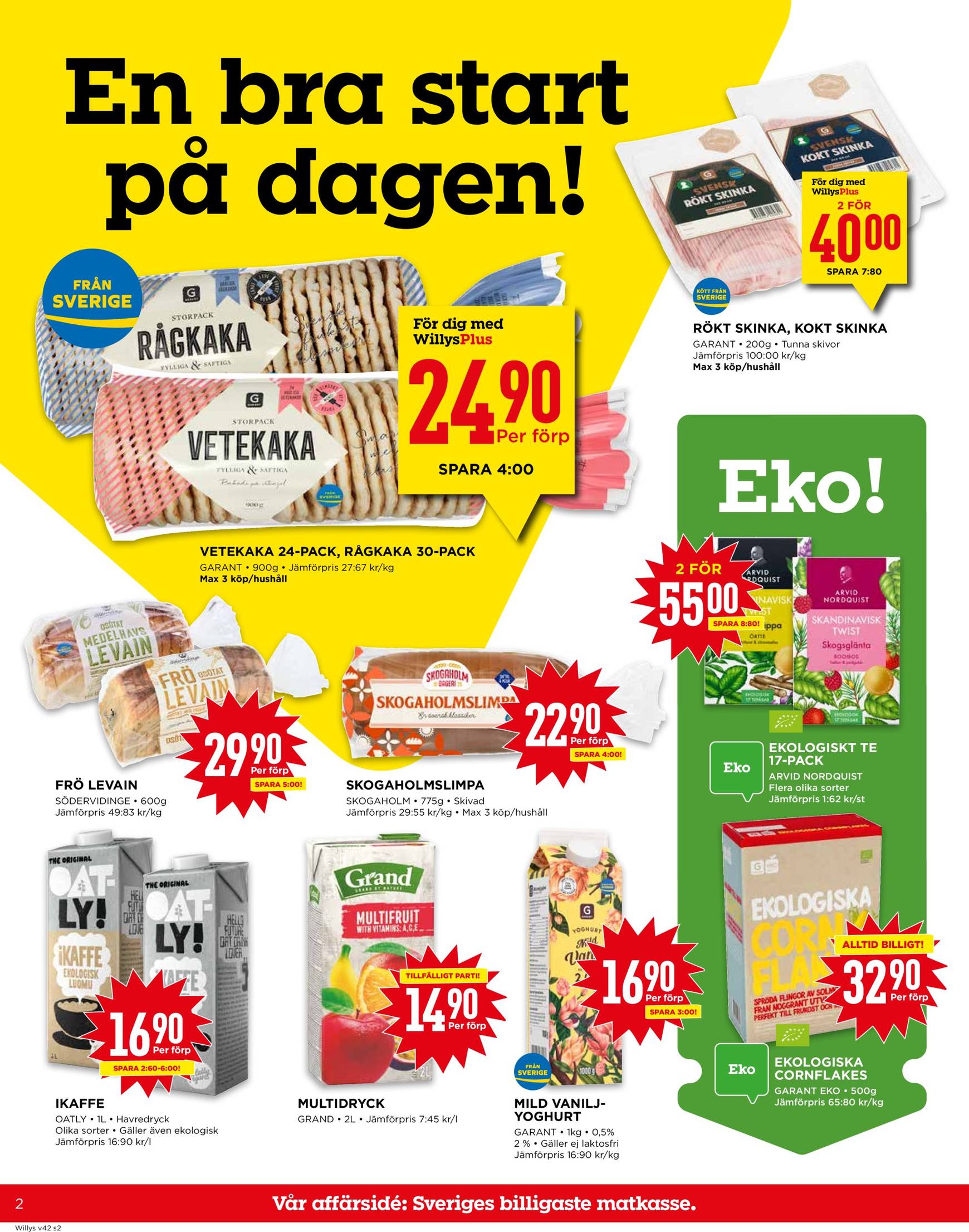 willy-s - Willy's-reklambladet är giltigt från 14.10. - 20.10. - page: 2