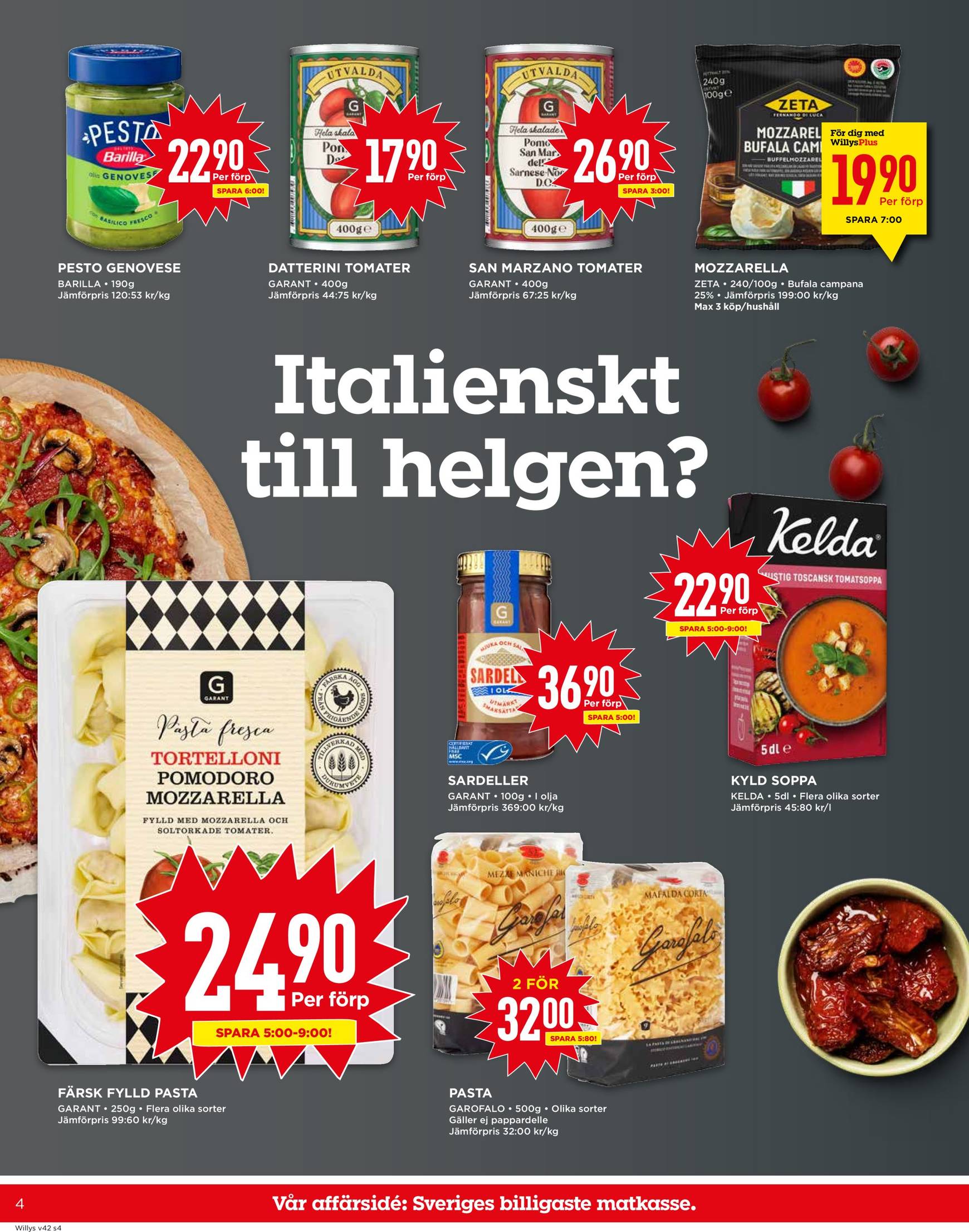 willy-s - Willy's-reklambladet är giltigt från 14.10. - 20.10. - page: 4