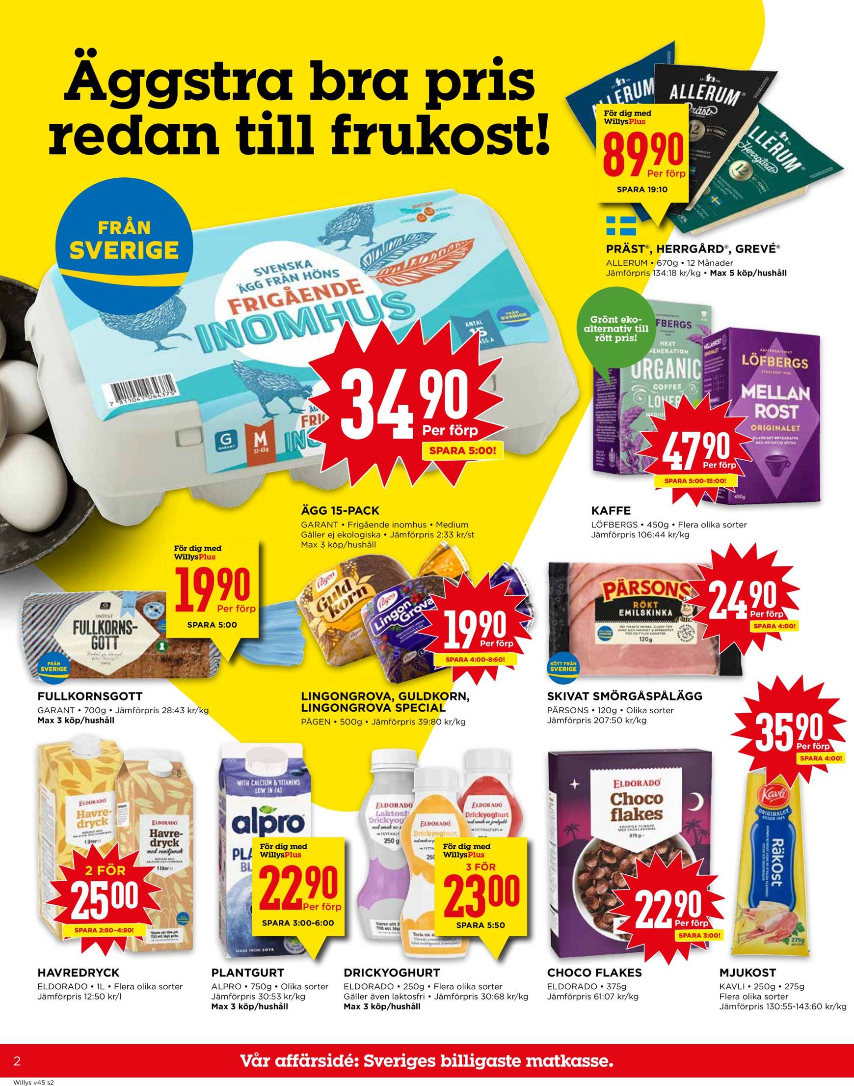 willy-s - Willy's-reklambladet är giltigt från 04.11. - 10.11. - page: 2