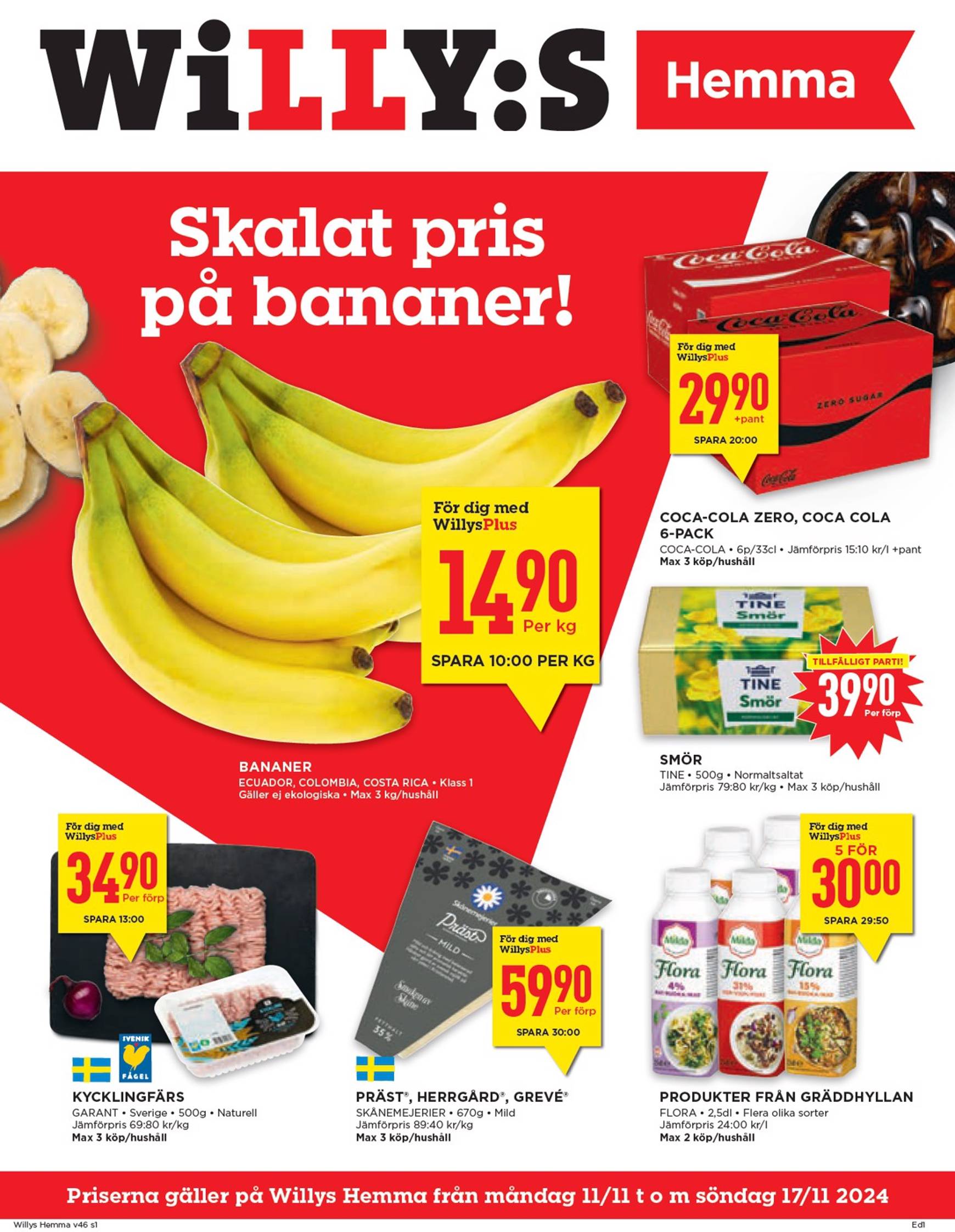 willy-s - Willy's - Hemma-reklambladet är giltigt från 11.11. - 17.11.